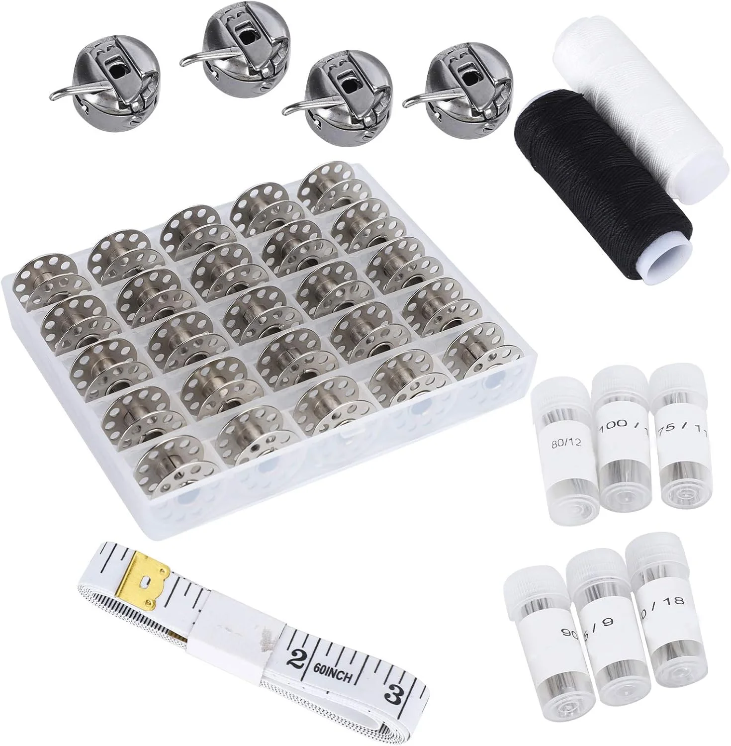 جعبه ماسوره PaRfco، ماسوره های چرخ خیاطی، نگهدارنده ماسوره بادوام چرخ خیاطی برای خیاطی صنایع دستی خانگی جعبه ماسوره PaRfco، ماسوره های چرخ خیاطی، نگهدارنده ماسوره بادوام چرخ خیاطی برای خیاطی صنایع دستی خانگی