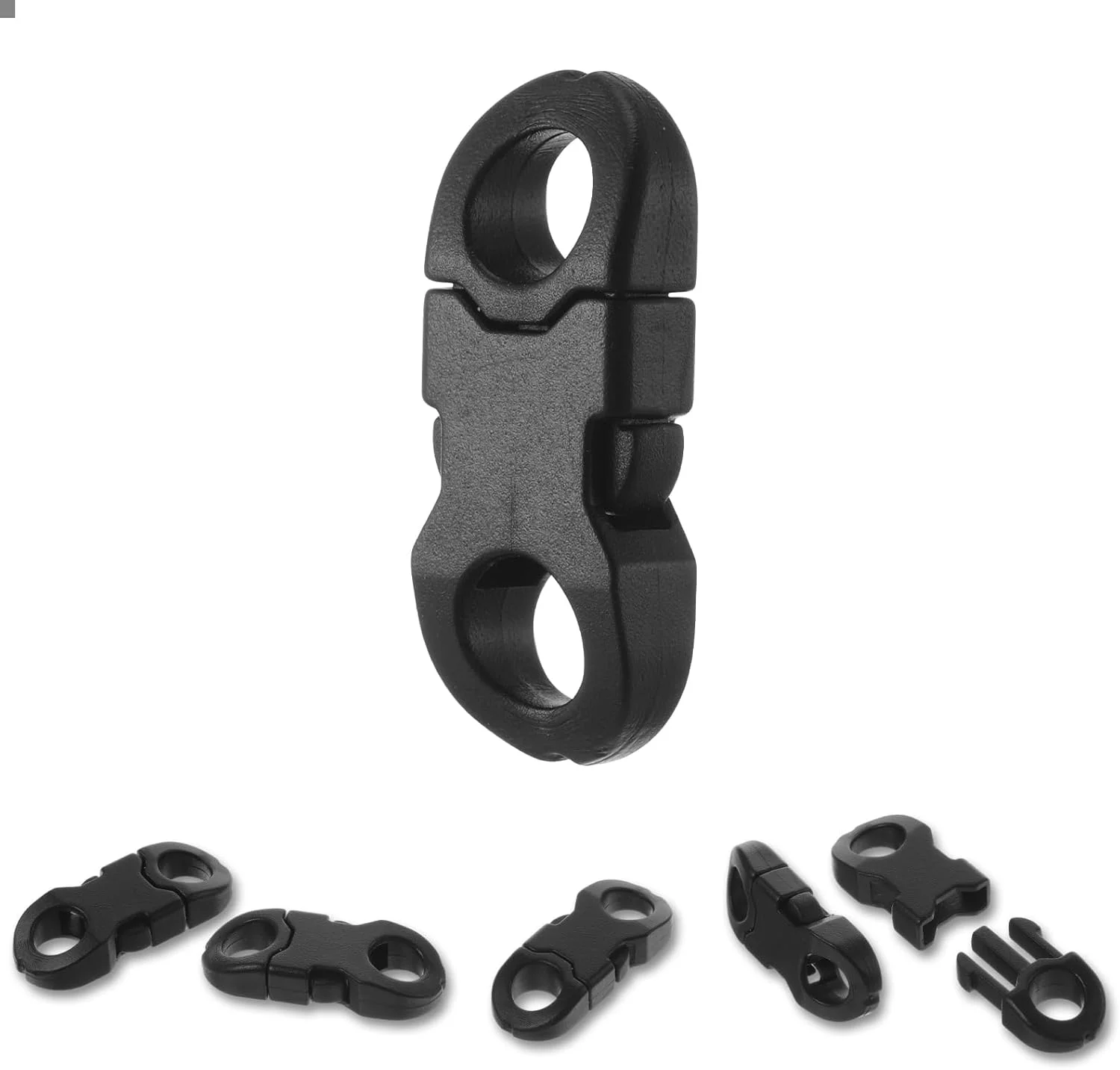 30 عدد سگک پاراکورد، سگک ایمنی جدا شونده کوچک، سگک پلاستیکی رهاسازی جانبی 6 میلی متری برای دستبند چتر نجات، گردنبند، صنایع دستی DIY، بند دوربین، حلقه های لوازم جانبی، مشکی، یک سایز 30 عدد سگک پاراکورد، سگک ایمنی جدا شونده کوچک، سگک پلاستیکی رهاسازی جانبی 6 میلی متری برای دستبند چتر نجات، گردنبند، صنایع دستی DIY، بند دوربین، حلقه های لوازم جانبی، مشکی، یک سایز