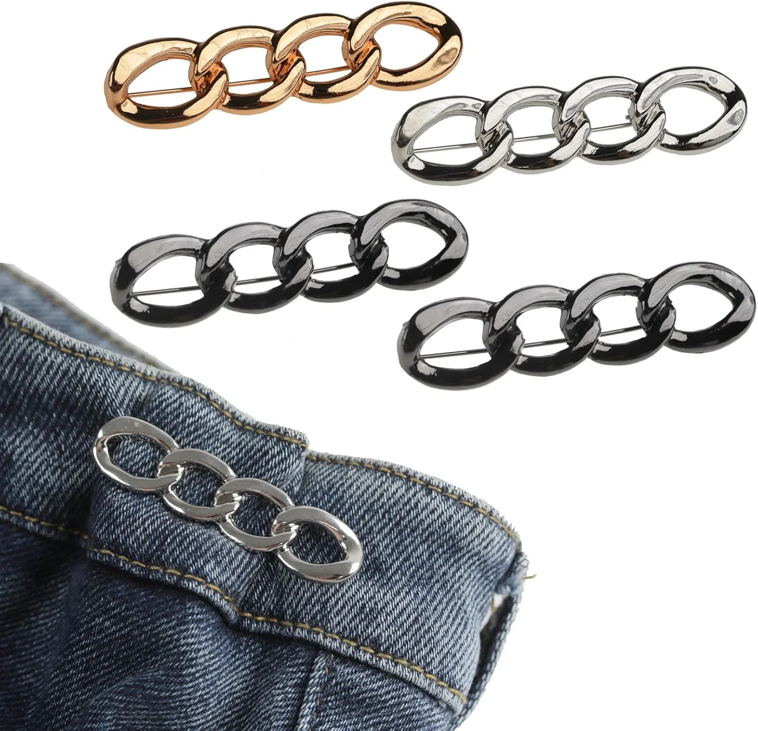 گیره تنظیم کمر شلوار زنانه، گیره های سفت کننده شلوار جین، سنجاق های شلوار جین برای کوچک کردن کمر، گیره های تنظیم کمر، سنجاق شلوار گیره تنظیم کمر شلوار زنانه، گیره های سفت کننده شلوار جین، سنجاق های شلوار جین برای کوچک کردن کمر، گیره های تنظیم کمر، سنجاق شلوار