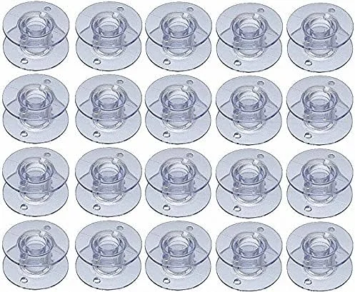 PannySewCraft بسته 20 عددی ماسوره شفاف کلاس 15 سینگر مدل 006066008 PannySewCraft بسته 20 عددی ماسوره شفاف کلاس 15 سینگر مدل 006066008