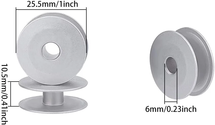 پانداهال 30 عدد ماسوره آلومینیومی M ماسوره فلزی قرقره نخ خالی برای ساخت صنایع دستی چرخ خیاطی لحاف دوزی بازو بلند، 25.5x10.5 میلی متر پانداهال 30 عدد ماسوره آلومینیومی M ماسوره فلزی قرقره نخ خالی برای ساخت صنایع دستی چرخ خیاطی لحاف دوزی بازو بلند، 25.5x10.5 میلی متر