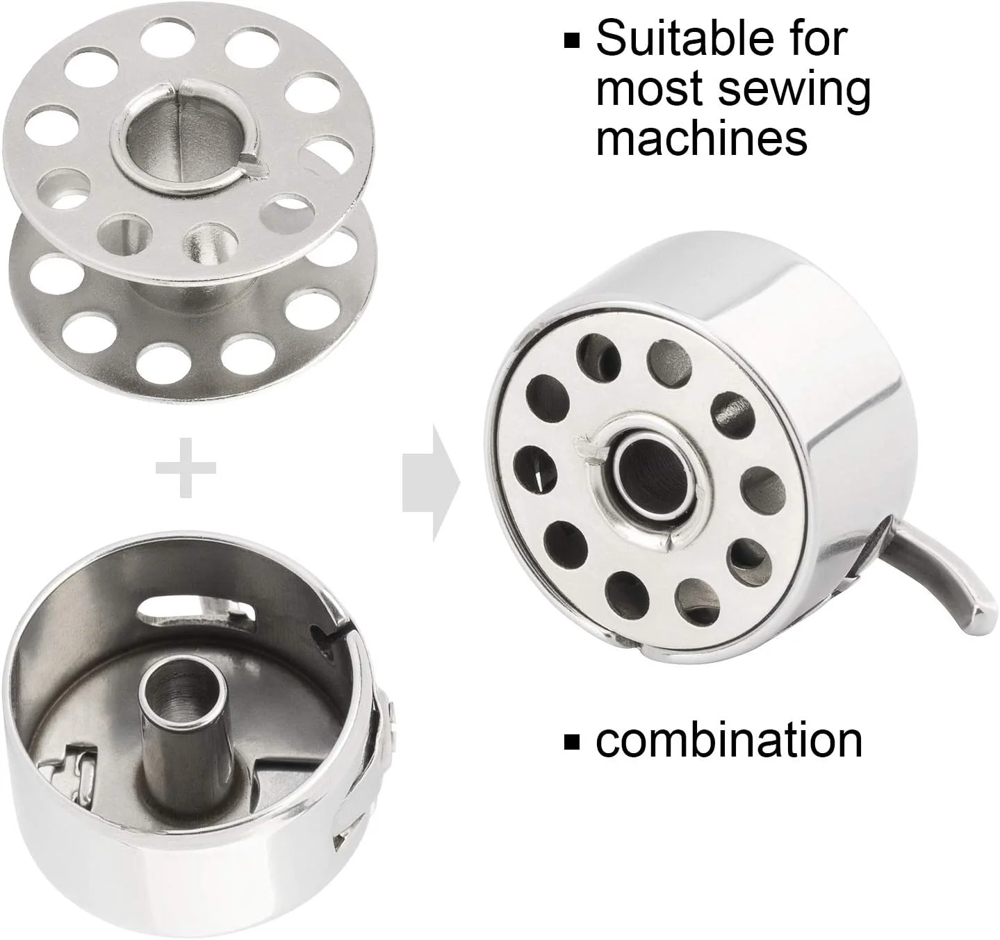 پک 12 عددی ماسوره فلزی چرخ خیاطی PAGOW و 3 عدد محفظه ماسوره نخ بخیه استیل ضد زنگ برای چرخ های خیاطی Brother Janome Singer Kenmore با بارگیری جلو کلاس 15، گلدوزی خانگی (مصرف خانگی) پک 12 عددی ماسوره فلزی چرخ خیاطی PAGOW و 3 عدد محفظه ماسوره نخ بخیه استیل ضد زنگ برای چرخ های خیاطی Brother Janome Singer Kenmore با بارگیری جلو کلاس 15، گلدوزی خانگی (مصرف خانگی)