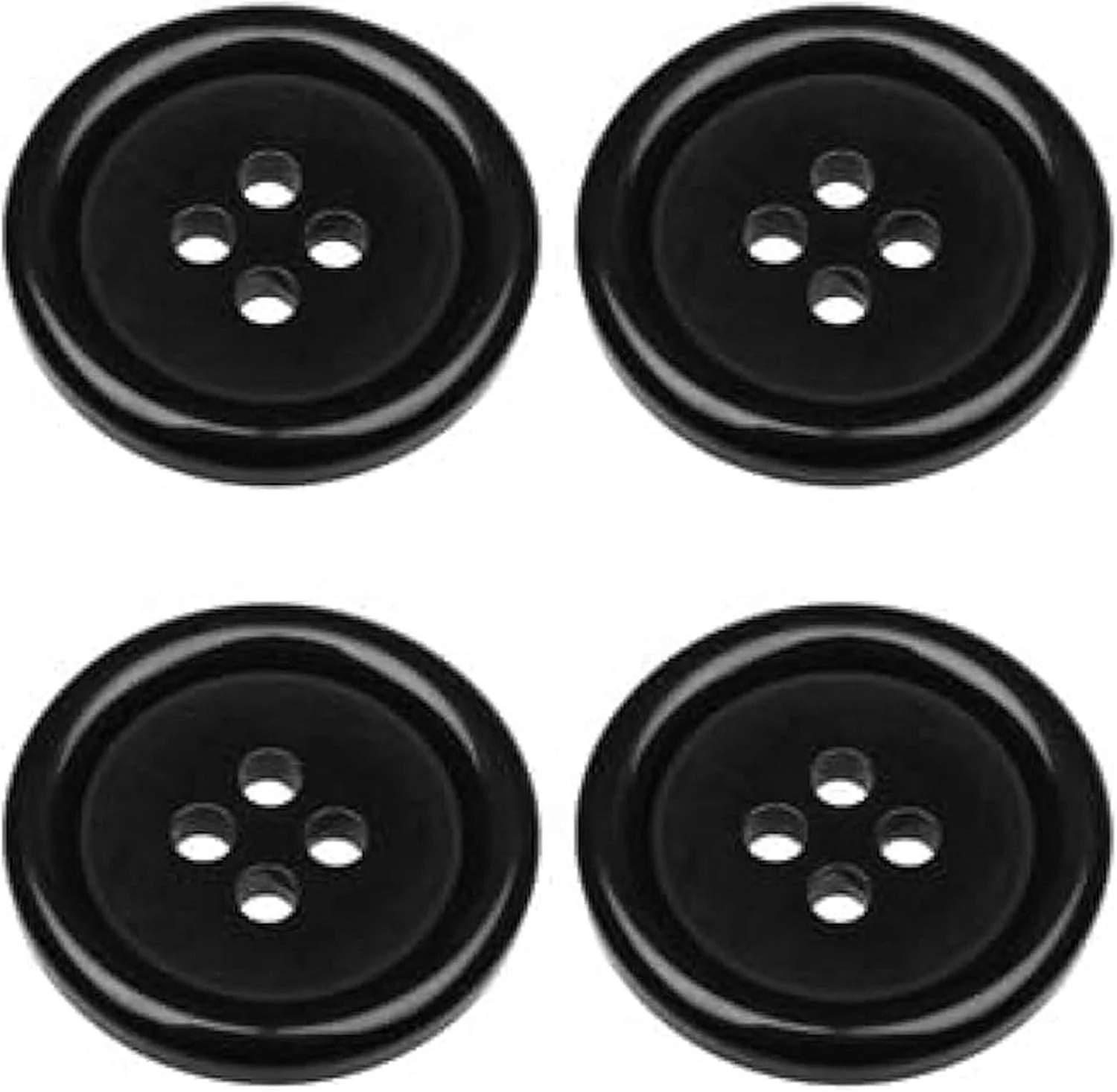 بسته 6 عددی دکمه های گرد 20 میلی متری آبی تیره برای دوخت، تخت، 4 سوراخ، 32 لاین بسته 6 عددی دکمه های گرد 20 میلی متری آبی تیره برای دوخت، تخت، 4 سوراخ، 32 لاین