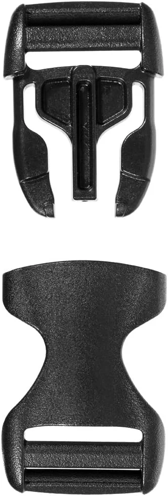 بسته 10 عددی سگک PARACORD PLANET - سگک های رهاسازی جانبی دوگانه قابل تنظیم سنگین 1 اینچی - پلاستیک مشکی برای تعمیرات، تسمه ها، کیف ها و کوله پشتی ها بسته 10 عددی سگک PARACORD PLANET - سگک های رهاسازی جانبی دوگانه قابل تنظیم سنگین 1 اینچی - پلاستیک مشکی برای تعمیرات، تسمه ها، کیف ها و کوله پشتی ها