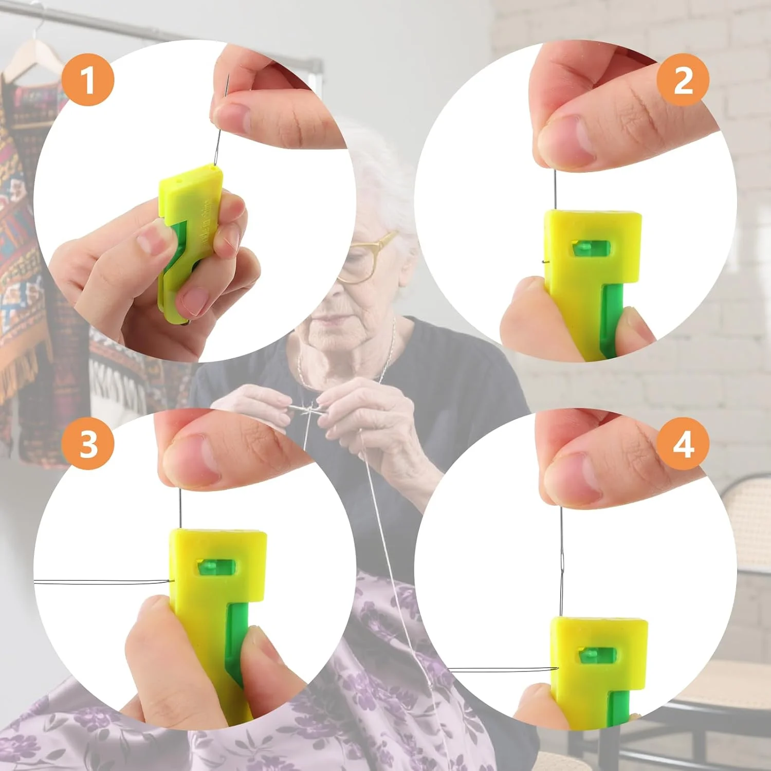 بسته 9 عددی سوزن نخ کن بسته 9 عددی سوزن نخ کن