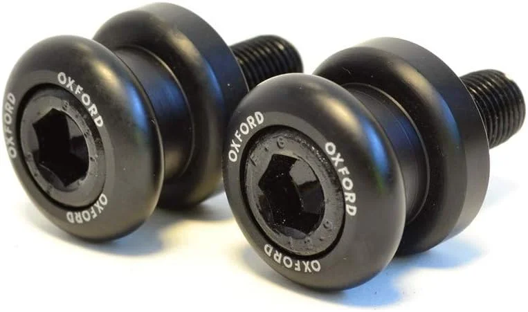 قرقره های استند موتور سیکلت آکسفورد OF729 - مشکی M6 (رزوه 1.0) قرقره های استند موتور سیکلت آکسفورد OF729 - مشکی M6 (رزوه 1.0)