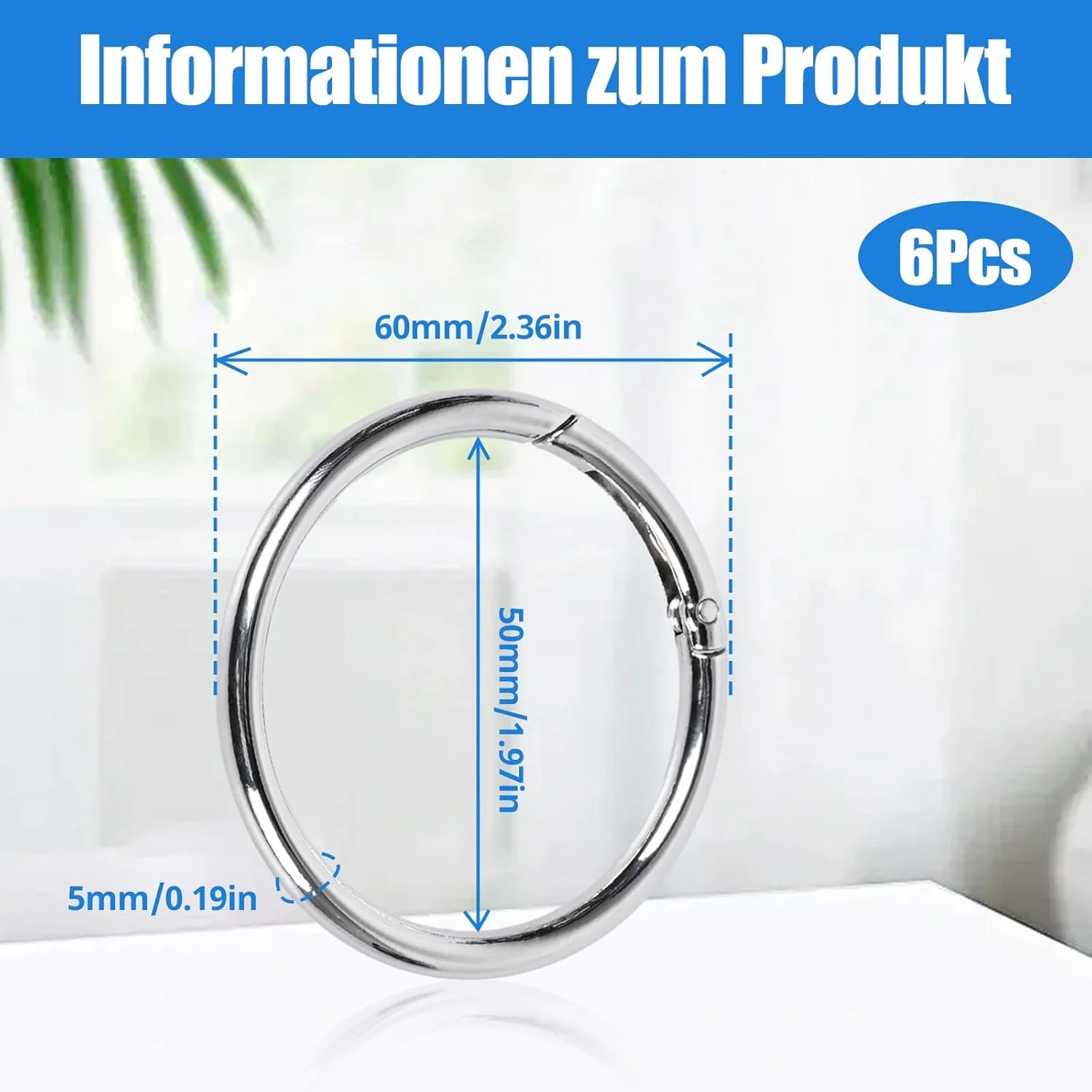 ست 6 عددی کارابین گرد OWLMATE، کارابین حلقه ای، قلاب کارابین گرد، جاکلیدی حلقه ای استیل O، قلاب کارابین برای کیف، کیف دستی، DIY، صنایع دستی، نقره ای ست 6 عددی کارابین گرد OWLMATE، کارابین حلقه ای، قلاب کارابین گرد، جاکلیدی حلقه ای استیل O، قلاب کارابین برای کیف، کیف دستی، DIY، صنایع دستی، نقره ای