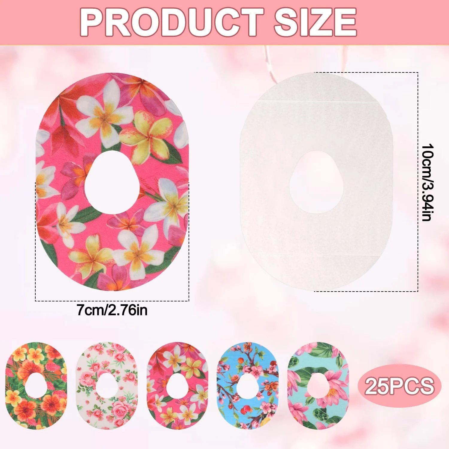 25 عدد پد چسبی برای Dexcom G7، 5 طرح گلدار ممتاز، پارچه نبافته، پد مانیتور گلوکز، کیت پد Lexcam، برچسب حسگر گلوکز تنفسی سازگار با لوازم جانبی Dexcom G7 25 عدد پد چسبی برای Dexcom G7، 5 طرح گلدار ممتاز، پارچه نبافته، پد مانیتور گلوکز، کیت پد Lexcam، برچسب حسگر گلوکز تنفسی سازگار با لوازم جانبی Dexcom G7