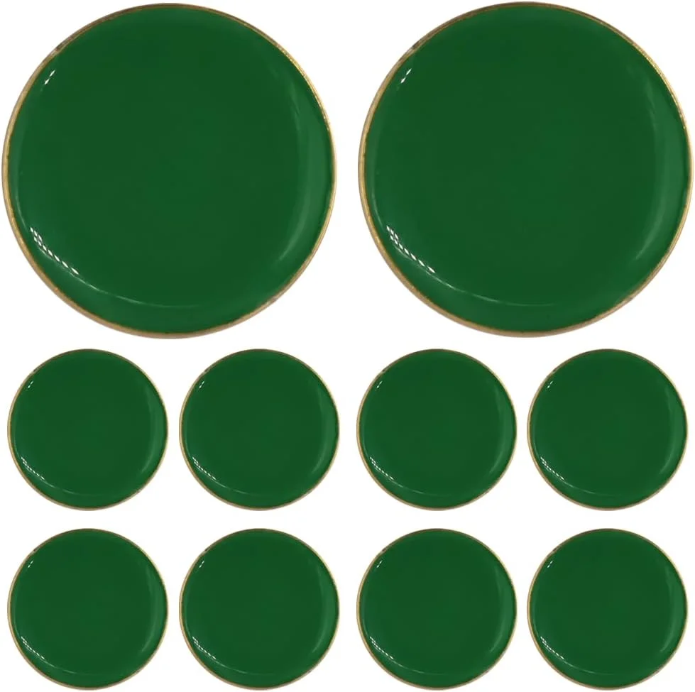 بسته 10 عددی - بج سینه دکمه ای گرد میناکاری شده، 20 میلی متر، پایه فلزی با قفل پروانه ای، انتخاب رنگ بسته 10 عددی - بج سینه دکمه ای گرد میناکاری شده، 20 میلی متر، پایه فلزی با قفل پروانه ای، انتخاب رنگ