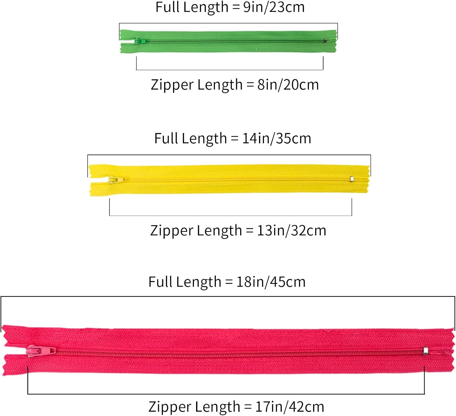 زیپ Outuxed، ۱۲۰ عدد در اندازههای ۲۰، ۳۰ و ۴۰ سانتیمتر، زیپهای نایلونی رنگی برای خیاطی و کارهای دستی، ۲۰ رنگ متنوع زیپ Outuxed، ۱۲۰ عدد در اندازههای ۲۰، ۳۰ و ۴۰ سانتیمتر، زیپهای نایلونی رنگی برای خیاطی و کارهای دستی، ۲۰ رنگ متنوع