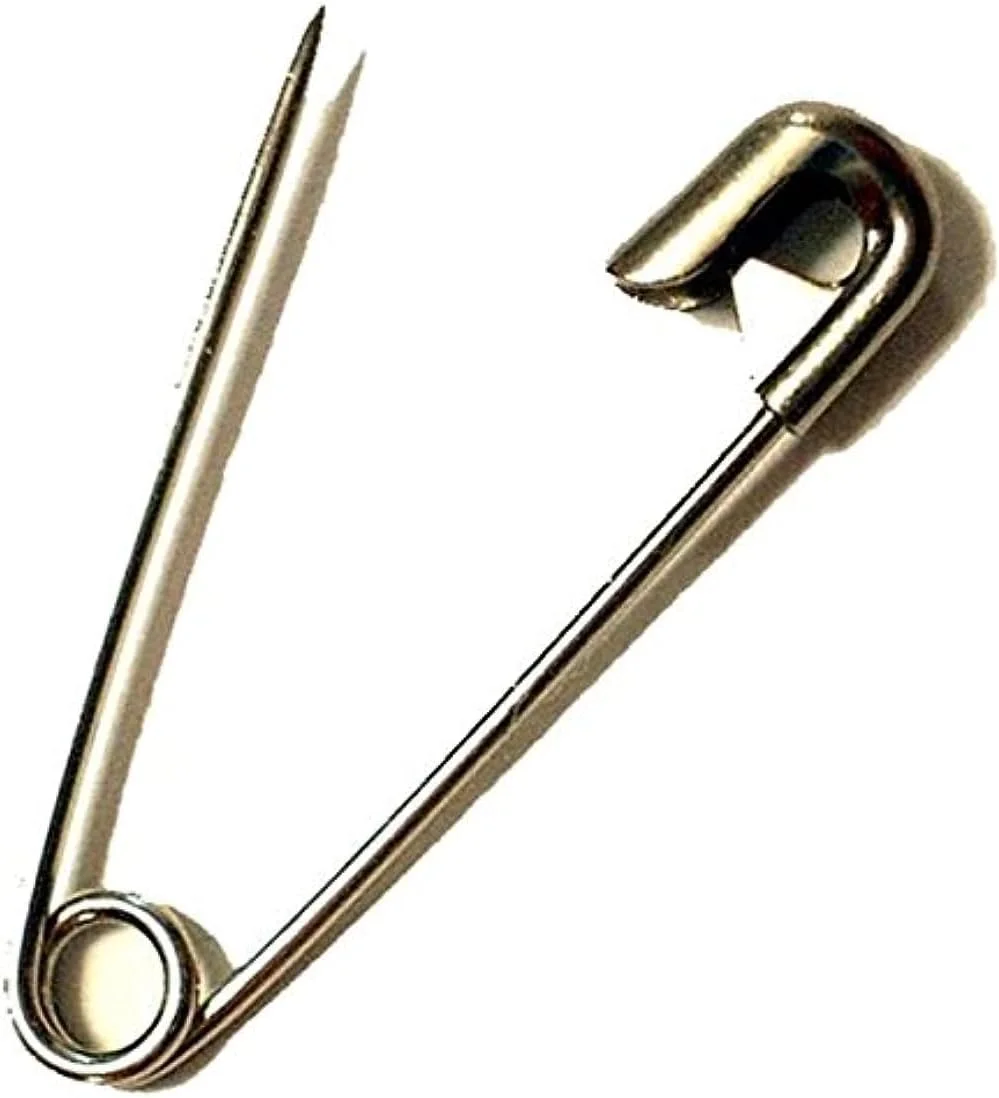 سنجاق قفلی استیل اواما سایز بزرگ 50 عددی (5.5 سانتی متر) سنجاق قفلی استیل اواما سایز بزرگ 50 عددی (5.5 سانتی متر)