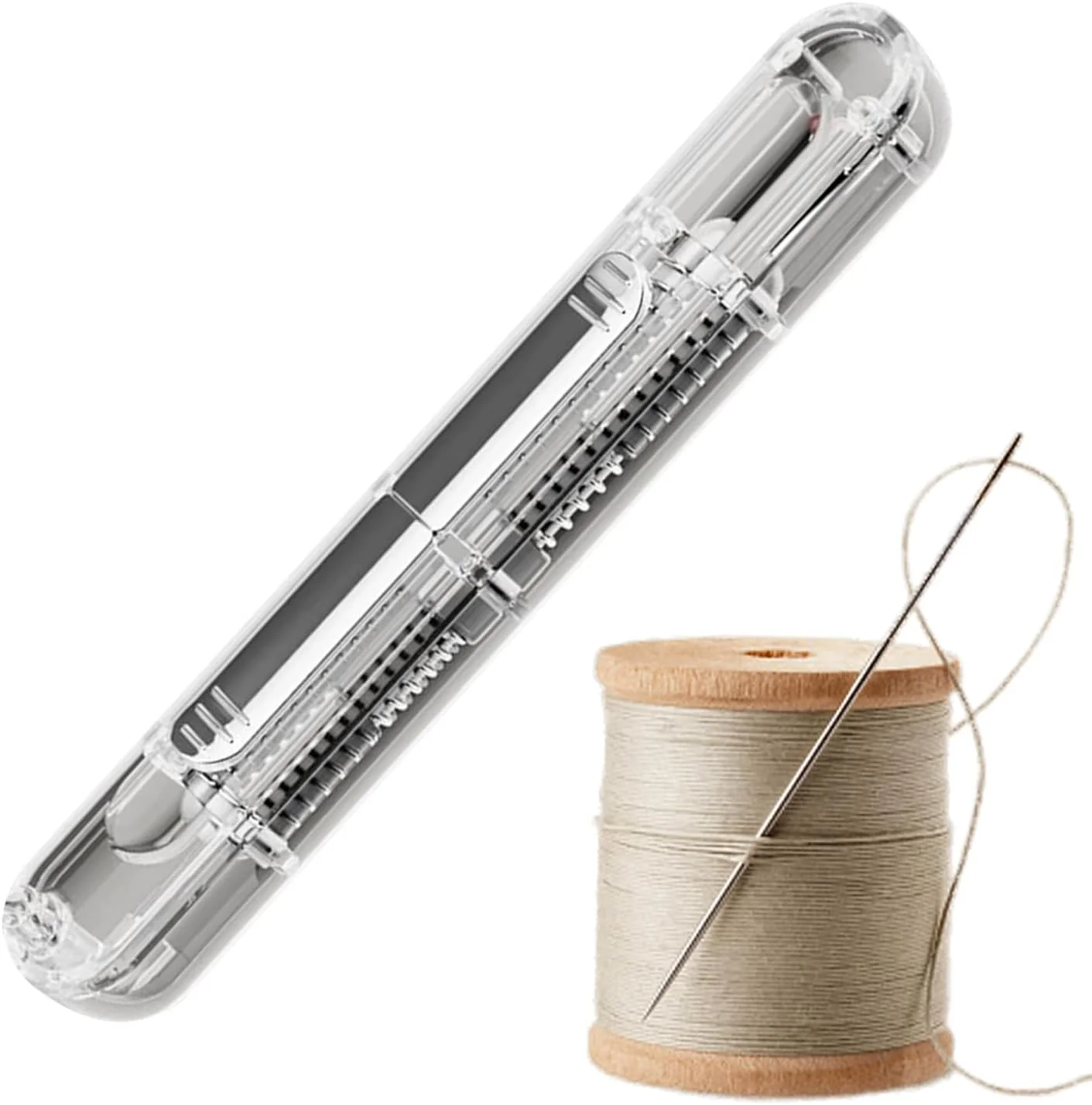 سوزن نخ کن | ابزار نخ کن اتوماتیک 2 در 1 و بشکاف - ابزار نخ کشی لوازم لحاف دوزی برای استفاده روزمره در خانه، مسافرت، مبتدیان، بانوان، علاقه مندان، دوخت و دوز، گلدوزی و پارچه سوزن نخ کن | ابزار نخ کن اتوماتیک 2 در 1 و بشکاف - ابزار نخ کشی لوازم لحاف دوزی برای استفاده روزمره در خانه، مسافرت، مبتدیان، بانوان، علاقه مندان، دوخت و دوز، گلدوزی و پارچه