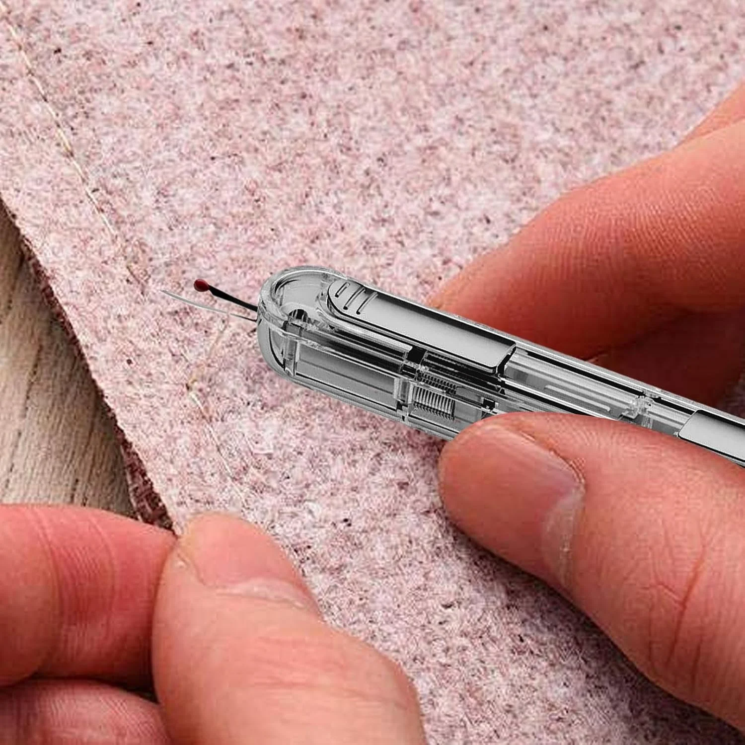 نخکش سوزن | ابزار نخکش سوزن و شکافنده درز 2 در 1، لوازم خیاطی و لحافدوزی برای استفاده روزمره در خانه و مسافرت، مناسب مبتدیان، بانوان و علاقهمندان به دوخت و گلدوزی نخکش سوزن | ابزار نخکش سوزن و شکافنده درز 2 در 1، لوازم خیاطی و لحافدوزی برای استفاده روزمره در خانه و مسافرت، مناسب مبتدیان، بانوان و علاقهمندان به دوخت و گلدوزی