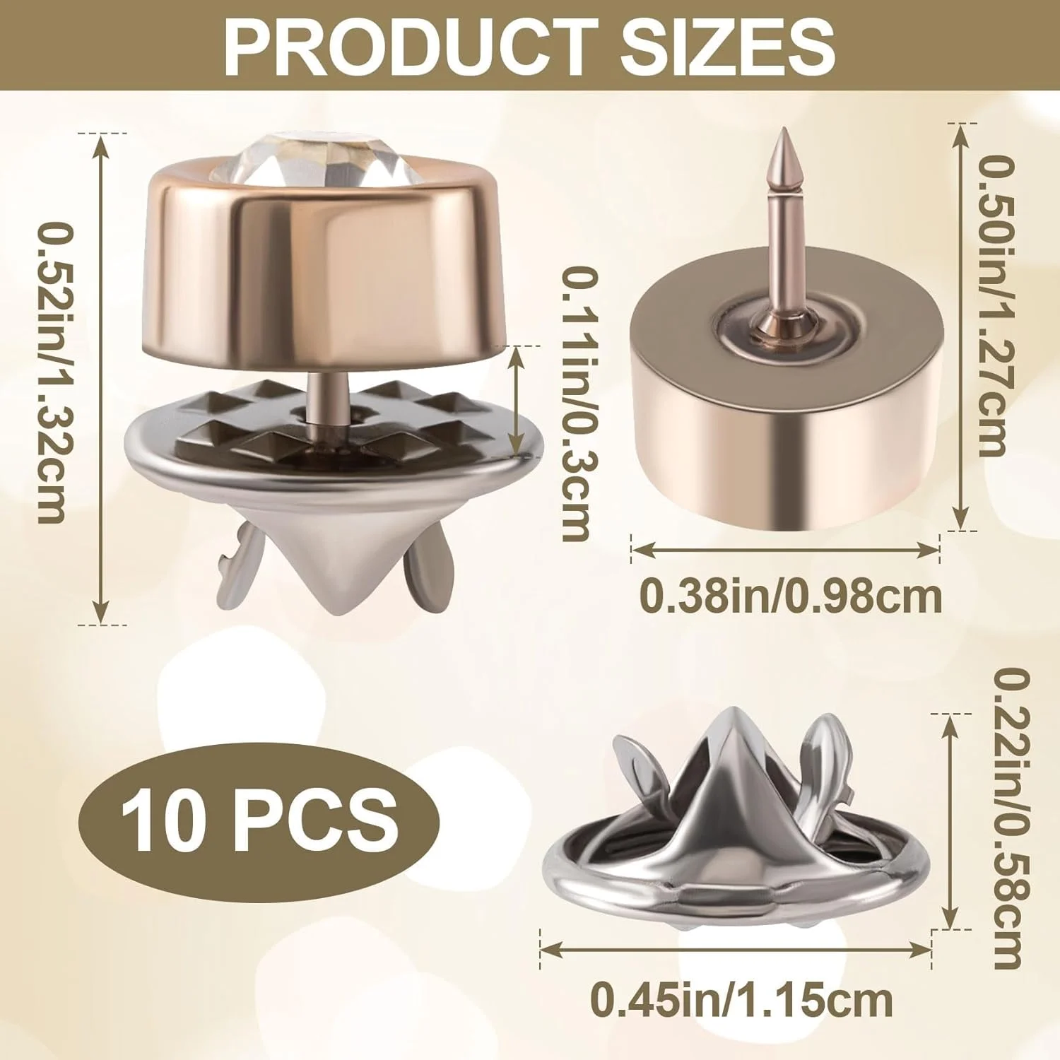 دکمه های نگین دار کریستالی بدون نیاز به دوخت، 10 عدد سنجاق سینه نقره ای کوچک جداشدنی برای لباس زنانه، شلوار جین، بلوز، ژاکت، کلاه، بست های تزئینی قابل استفاده مجدد، 10 میلی متر دکمه های نگین دار کریستالی بدون نیاز به دوخت، 10 عدد سنجاق سینه نقره ای کوچک جداشدنی برای لباس زنانه، شلوار جین، بلوز، ژاکت، کلاه، بست های تزئینی قابل استفاده مجدد، 10 میلی متر