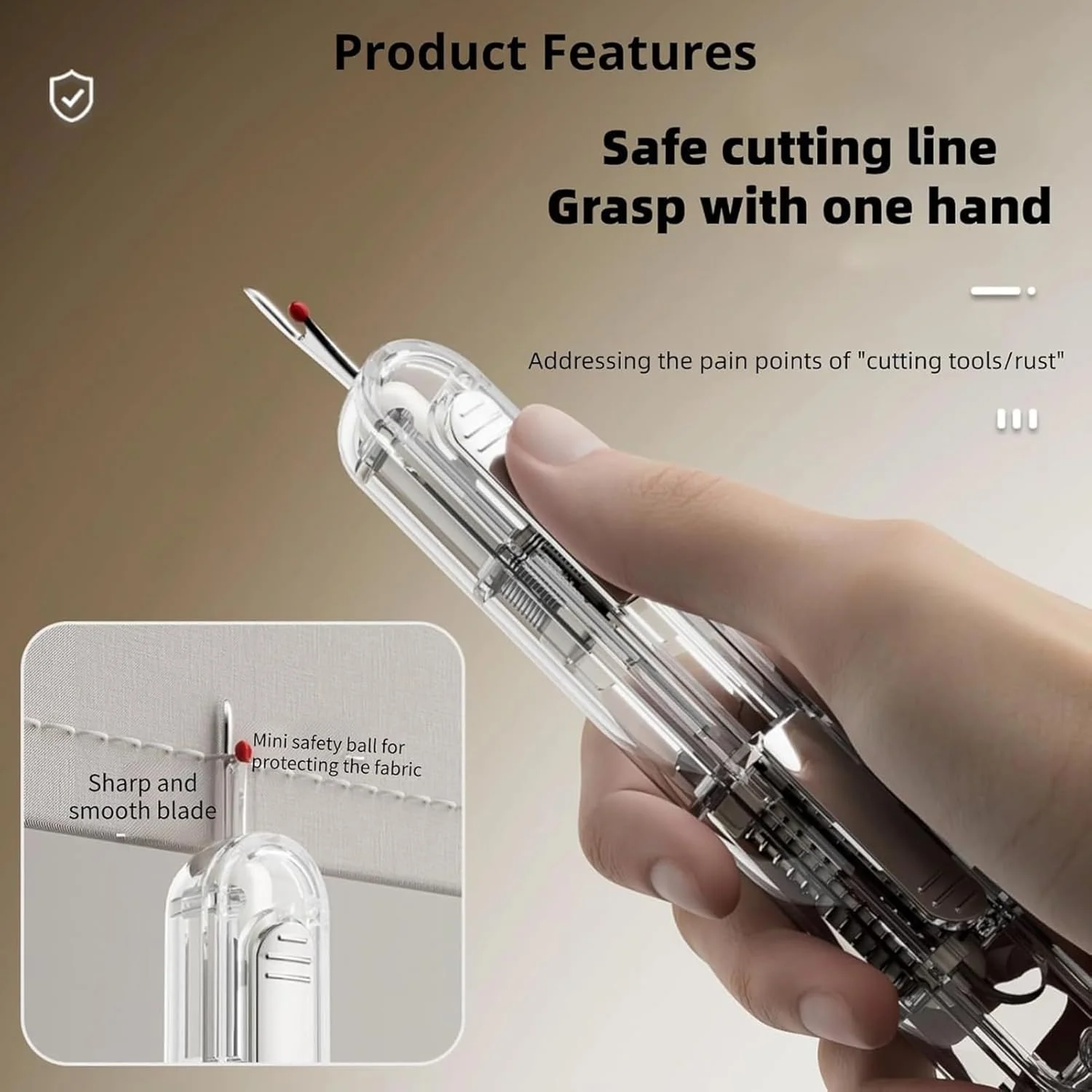 سوزن نخ کن اتوماتیک | شکافنده درز 2 در 1 و سوزن نخ کن گلدوزی - لوازم لحاف دوزی دستی برای مبتدیان و علاقه مندان به گلدوزی و دوخت سوزن نخ کن اتوماتیک | شکافنده درز 2 در 1 و سوزن نخ کن گلدوزی - لوازم لحاف دوزی دستی برای مبتدیان و علاقه مندان به گلدوزی و دوخت