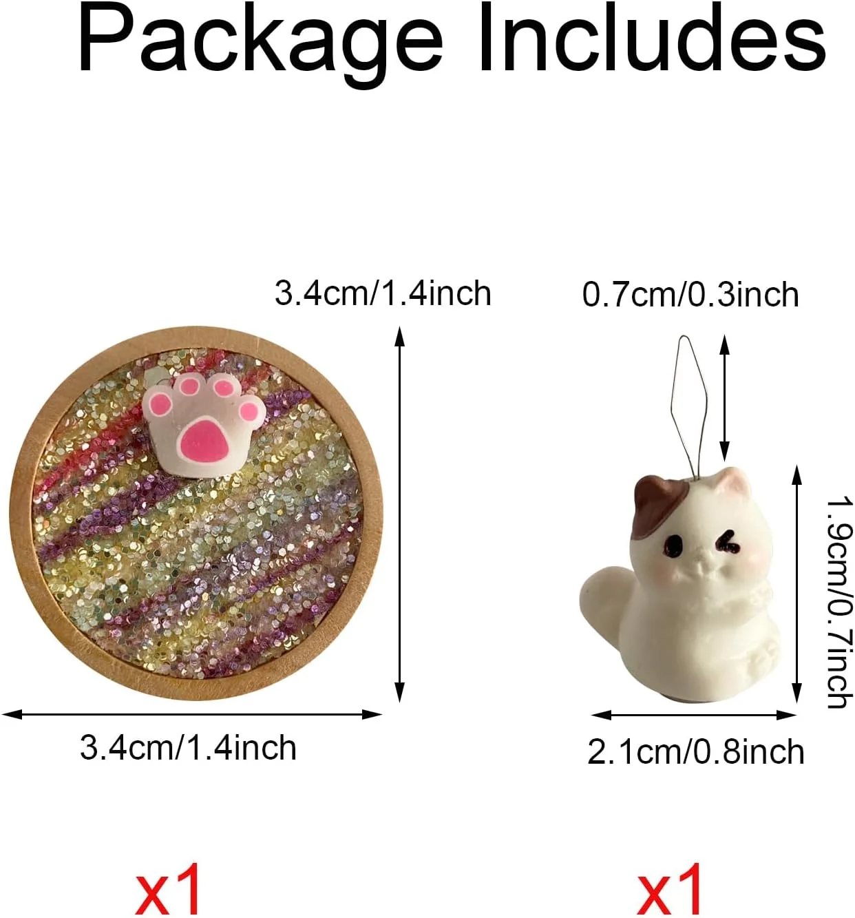 نخکن سوزن طرح گربه و نگهدارنده سوزن چوبی گرد مغناطیسی برای گلدوزی، نگهدارنده سوزن با پولکهای راه راه رنگارنگ برای لوازم جانبی خیاطی و گلدوزی نخکن سوزن طرح گربه و نگهدارنده سوزن چوبی گرد مغناطیسی برای گلدوزی، نگهدارنده سوزن با پولکهای راه راه رنگارنگ برای لوازم جانبی خیاطی و گلدوزی