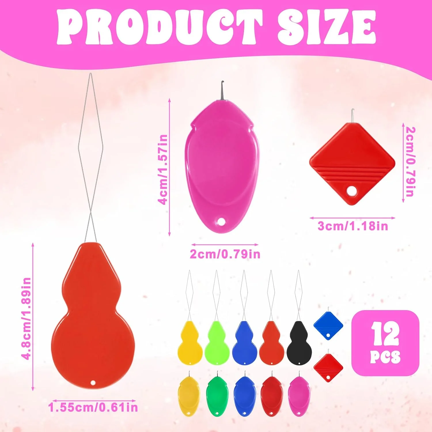 ۱۲ عدد سوزن نخ کن، سوزن نخ کن برای چرخ خیاطی دستی، ابزار نخ کن قلاب سیمی پلاستیکی، سوزن نخ کن آسان برای سوزن های کوچک چشمی برای گلدوزی، کوک متقاطع، کار با سوزن، کاردستی (۳ شکل) ۱۲ عدد سوزن نخ کن، سوزن نخ کن برای چرخ خیاطی دستی، ابزار نخ کن قلاب سیمی پلاستیکی، سوزن نخ کن آسان برای سوزن های کوچک چشمی برای گلدوزی، کوک متقاطع، کار با سوزن، کاردستی (۳ شکل)