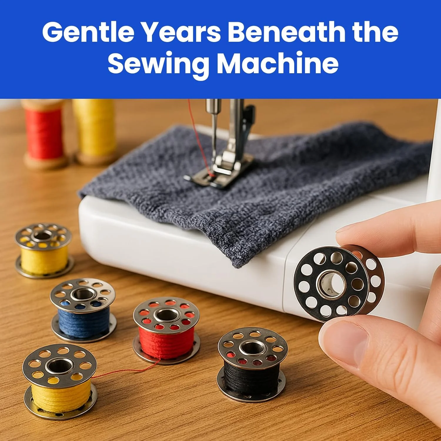 بسته 60 عددی ماسوره فلزی چرخ خیاطی با جعبه نگهداری، ماسوره های یونیورسال کلاس 15 سازگار با Brother، Janome، Singer، Bernina، Toyata، Anime، Kenmore، Elna، Babylock از LeBeila (60 عدد) بسته 60 عددی ماسوره فلزی چرخ خیاطی با جعبه نگهداری، ماسوره های یونیورسال کلاس 15 سازگار با Brother، Janome، Singer، Bernina، Toyata، Anime، Kenmore، Elna، Babylock از LeBeila (60 عدد)