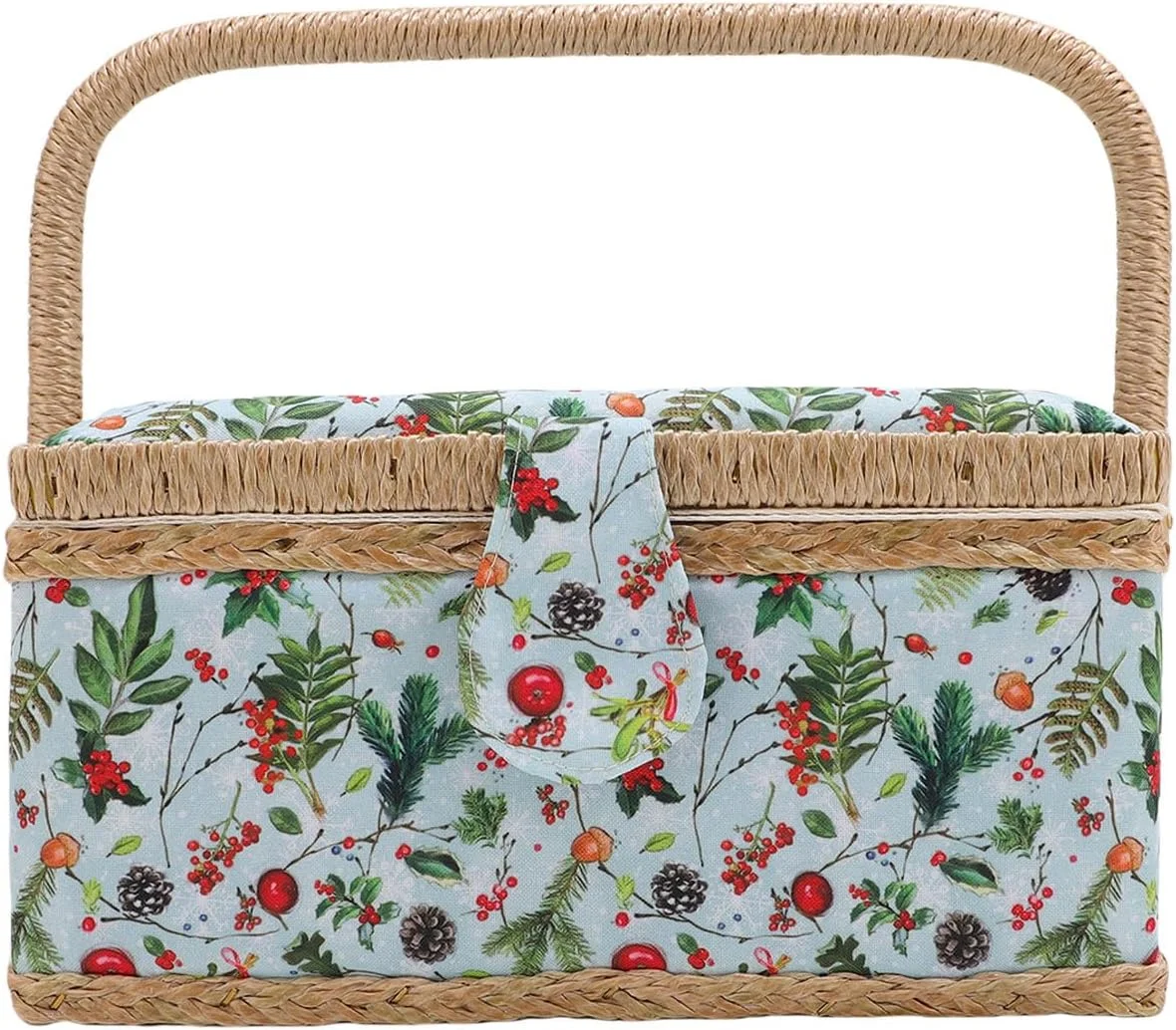 جعبه خیاطی Depisuta، سازمان دهنده بزرگ لوازم خیاطی با سینی جداشدنی، دسته بزرگ و فضای داخلی جادار، جعبه نگهداری قابل حمل لوازم خیاطی و جواهرات جعبه خیاطی Depisuta، سازمان دهنده بزرگ لوازم خیاطی با سینی جداشدنی، دسته بزرگ و فضای داخلی جادار، جعبه نگهداری قابل حمل لوازم خیاطی و جواهرات