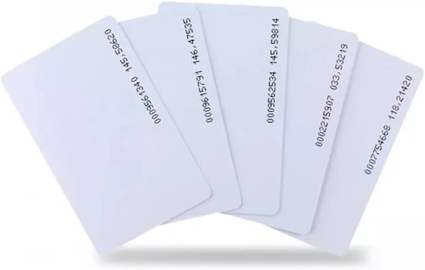 کارت های RFID روبیک 125Khz، کارت های شناسایی PVC قابل چاپ با شماره منحصر به فرد ثابت، کارت های هوشمند مجاورتی غیرقابل نوشتن برای کنترل دسترسی حضور و غیاب پارکینگ (10 عدد کارت)