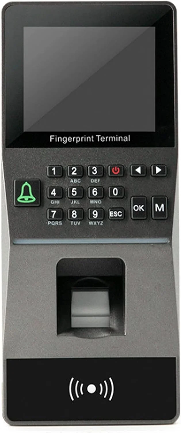 دستگاه کنترل تردد اثر انگشتی با ظرفیت بالا Ryanong Enterprise، قفل درب 2.8 اینچی، دستگاه حضور و غیاب همه کاره، ساعت حضور و غیاب سازمانی دستگاه کنترل تردد اثر انگشتی با ظرفیت بالا Ryanong Enterprise، قفل درب 2.8 اینچی، دستگاه حضور و غیاب همه کاره، ساعت حضور و غیاب سازمانی