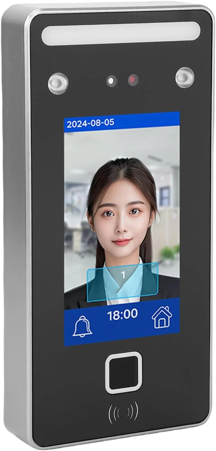 دستگاه حضور و غیاب تشخیص چهره، ساعت ورود و خروج کنترل دسترسی کارت چهره پویا با هوش مصنوعی برای کارمندان، ظرفیت 2000 کاربر دستگاه حضور و غیاب تشخیص چهره، ساعت ورود و خروج کنترل دسترسی کارت چهره پویا با هوش مصنوعی برای کارمندان، ظرفیت 2000 کاربر