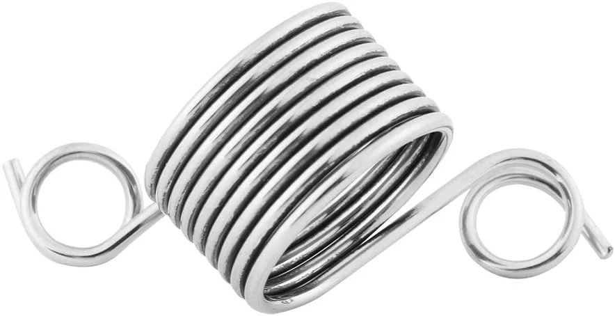 ابزار بافتنی فنری فلزی Phefop، یک عدد، کاربردی، دارای دو راهنمای نخ، سطح صاف و تمیز