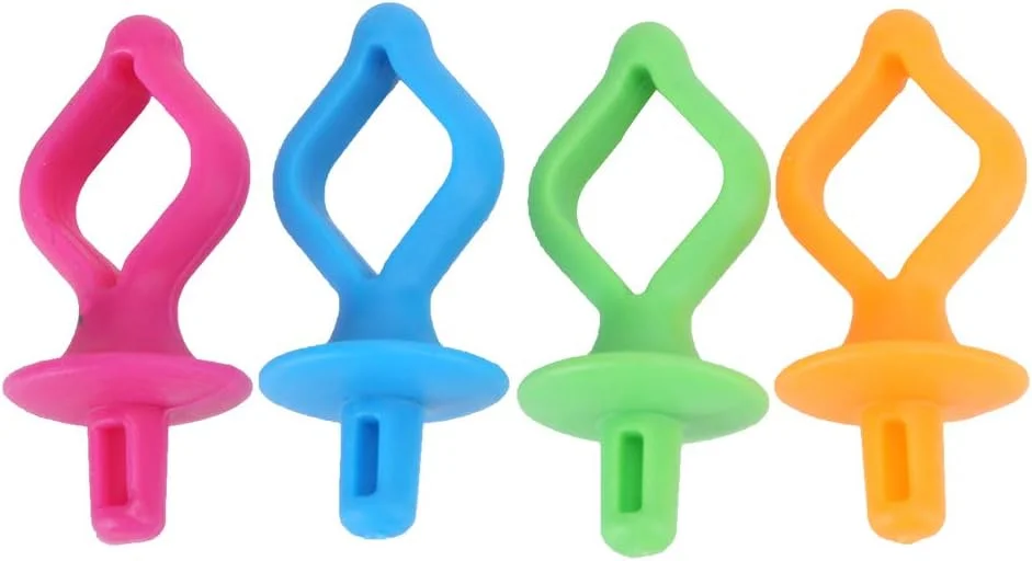 Tnfeeon 40PCS Colorful Bobbin Holder Thread Control Bobbin Holder Clips for Embroidery Quilting and Sewing Thread