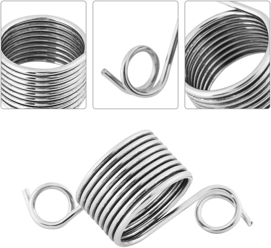 ابزار بافتنی فنری فلزی Phefop، یک عدد، کاربردی، دارای دو راهنمای نخ، سطح صاف و تمیز ابزار بافتنی فنری فلزی Phefop، یک عدد، کاربردی، دارای دو راهنمای نخ، سطح صاف و تمیز