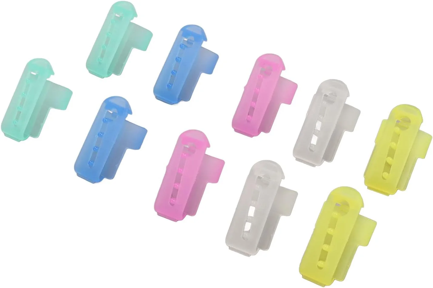 انگشتانه بافندگی عمومی، 10 عدد راهنمای نخ کاربردی و بادوام قابل حمل با کاربرد گسترده و ظاهری براق برای مصارف خانگی و هدیه برای مادر