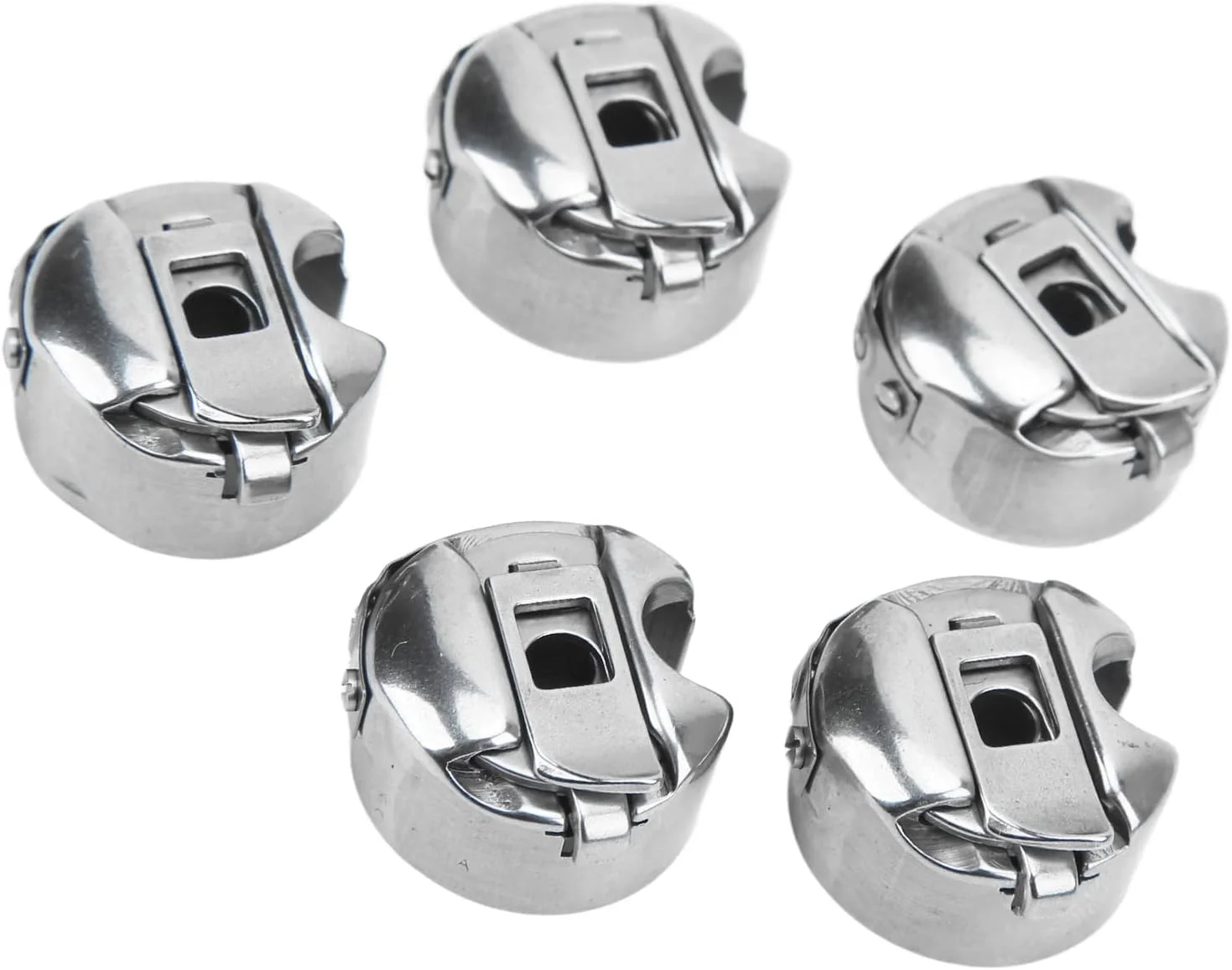 جعبه ماسوره چرخ خیاطی Tnfeeon، 5 عدد لوازم جانبی ماشین تخت صنعتی، فولاد ضد زنگ جعبه ماسوره چرخ خیاطی Tnfeeon، 5 عدد لوازم جانبی ماشین تخت صنعتی، فولاد ضد زنگ