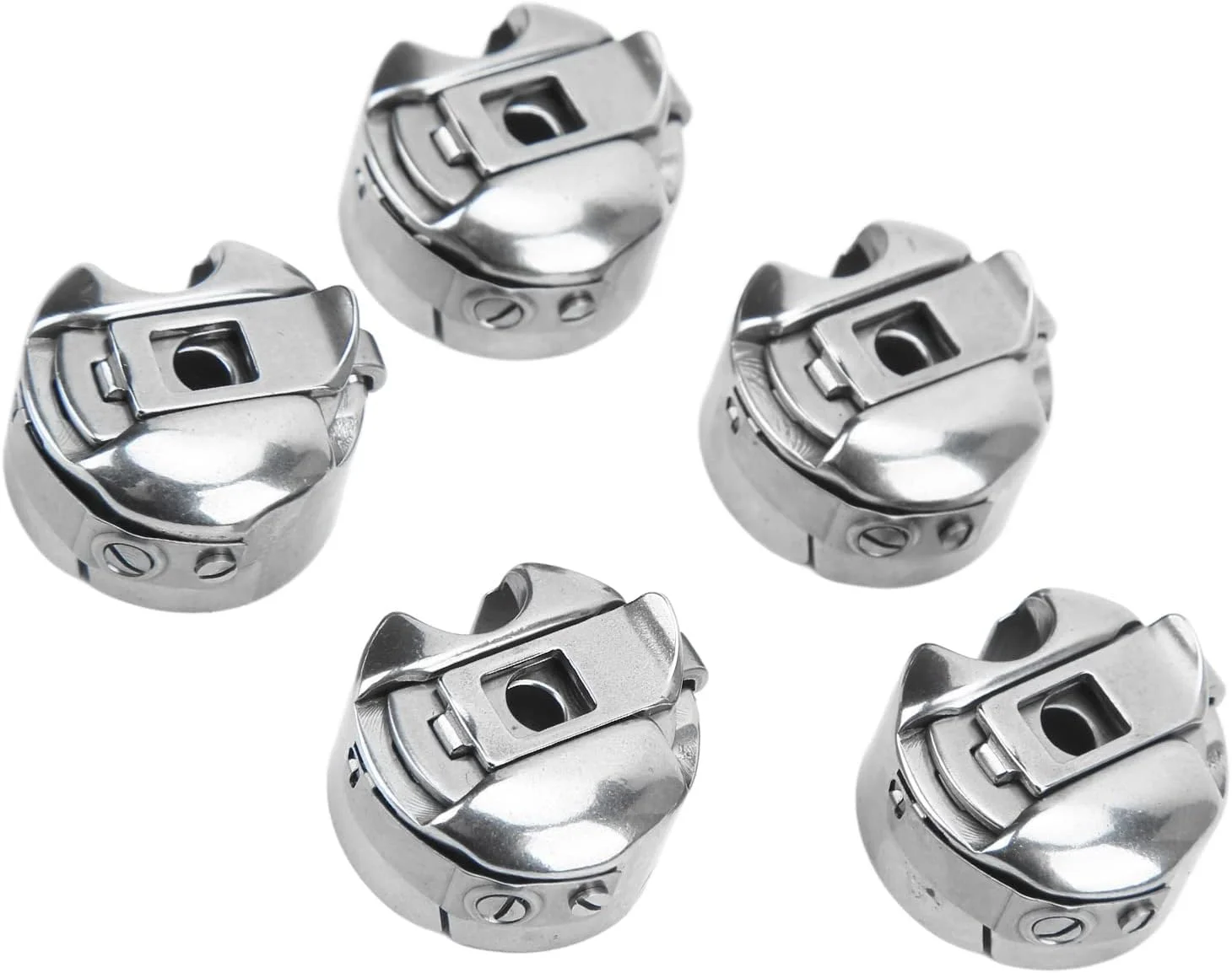 جعبه ماسوره چرخ خیاطی Tnfeeon، 5 عدد لوازم جانبی ماشین تخت صنعتی، فولاد ضد زنگ جعبه ماسوره چرخ خیاطی Tnfeeon، 5 عدد لوازم جانبی ماشین تخت صنعتی، فولاد ضد زنگ