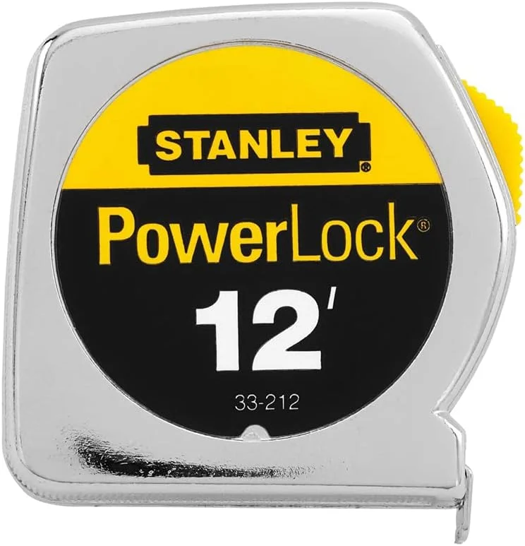 متر نواری 3.6 متری استنلی مدل PowerLock® 33-212 با علامت گذاری میخکوبی هر 40 سانتی متر متر نواری 3.6 متری استنلی مدل PowerLock® 33-212 با علامت گذاری میخکوبی هر 40 سانتی متر