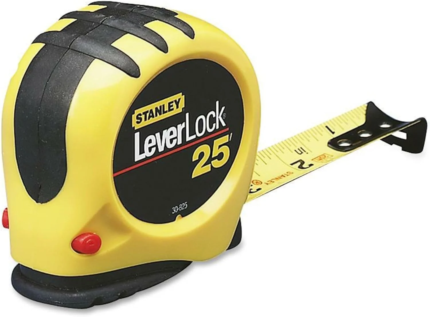 متر نواری استنلی LeverLock، 7.5 متری، عرض 2.5 سانتی متر، زرد، 1 عددی متر نواری استنلی LeverLock، 7.5 متری، عرض 2.5 سانتی متر، زرد، 1 عددی