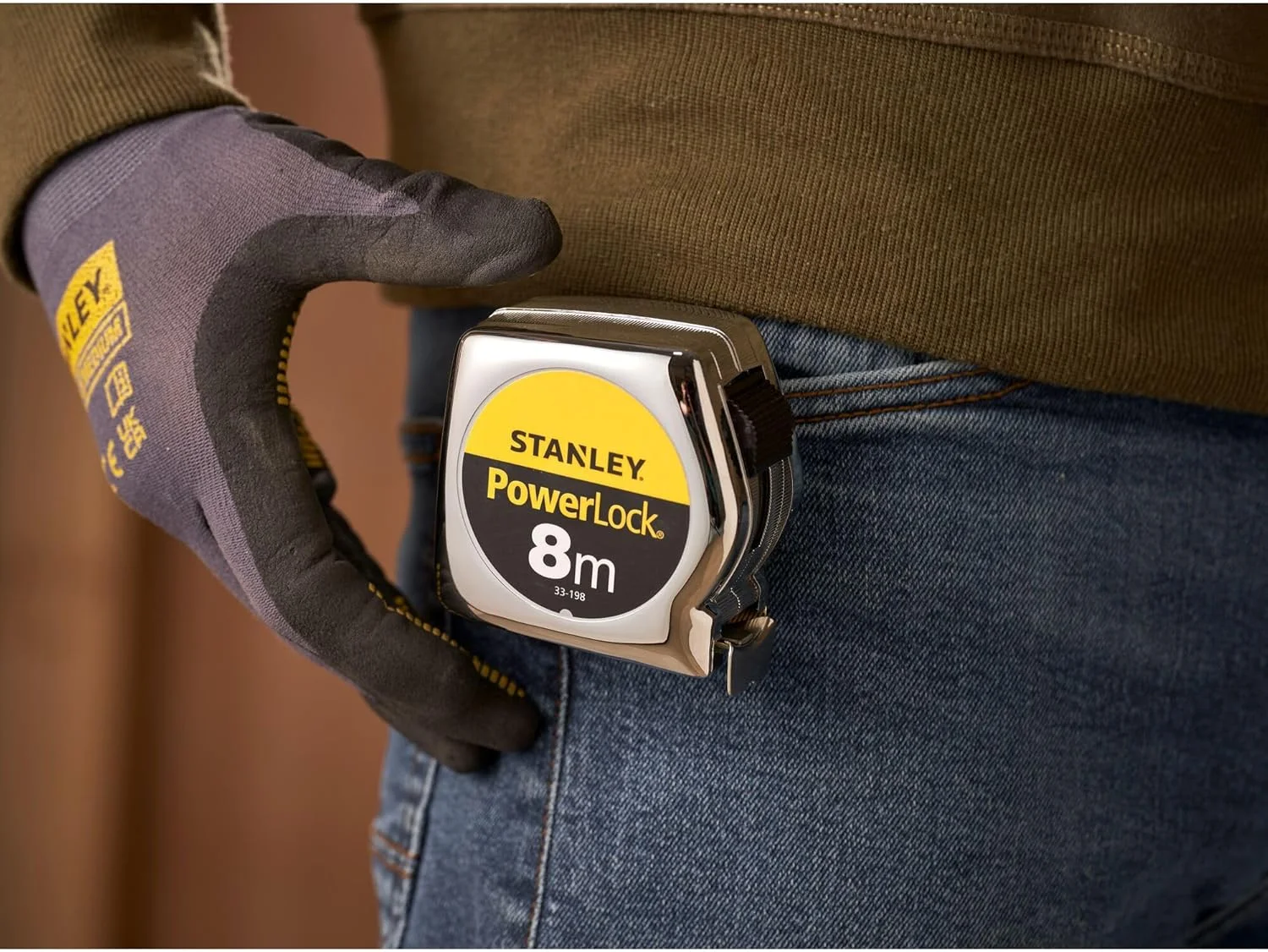 متر استنلی پاورلاک 8 متری مدل 0 33 198 متر استنلی پاورلاک 8 متری مدل 0 33 198