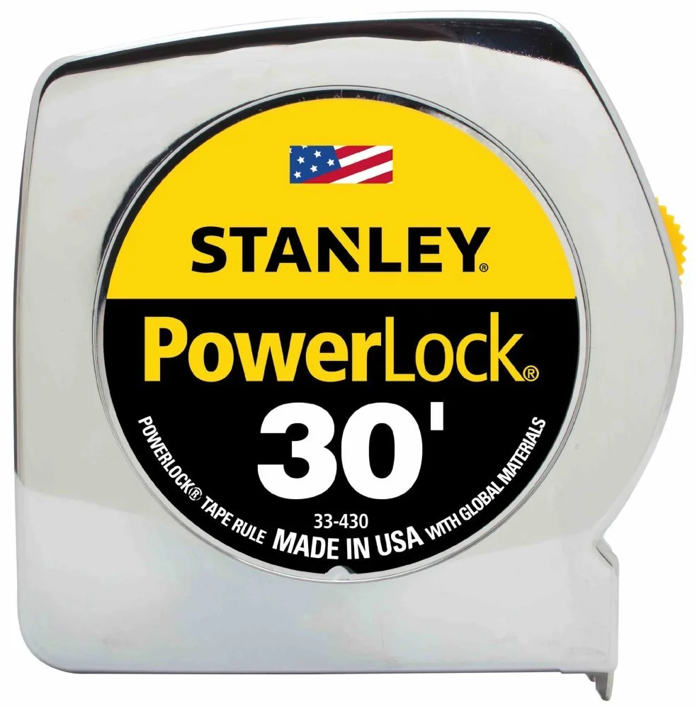 متر نواری استنلی PowerLock 33-430، 1 اینچ در 30 فوت، بسته 4 عددی