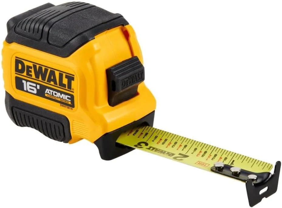 متر نواری 16 فوتی سری اتمی کامپکت DEWALT متر نواری 16 فوتی سری اتمی کامپکت DEWALT
