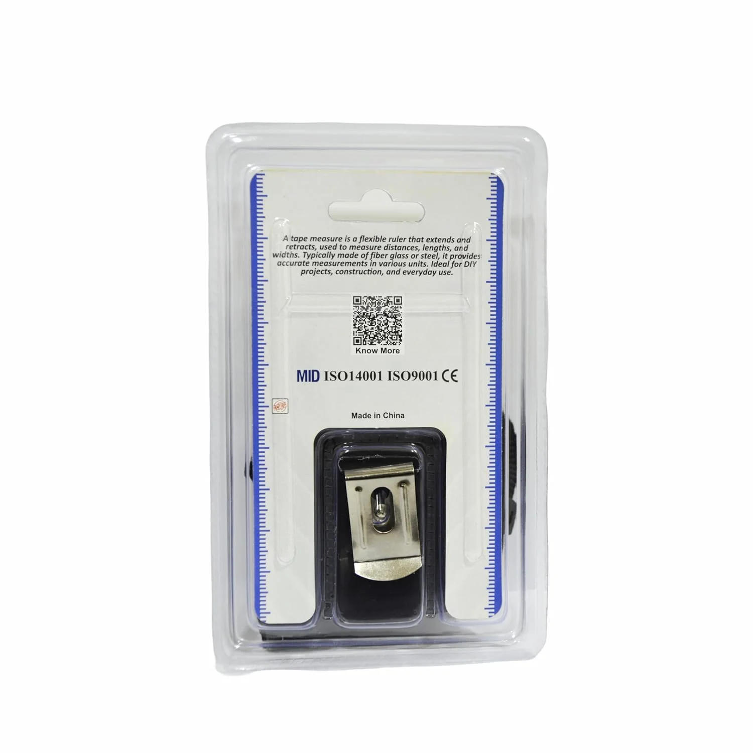 متر نواری 7.5 متری IDEAL POWER TOOLS مدل MT7.5X25HQ با تکنولوژی توقف دوگانه، بدنه ABS، روکش لاستیکی PVC، نوک مغناطیسی و تیغه مات، طول 7.5 متر، عرض 25 میلی متر.