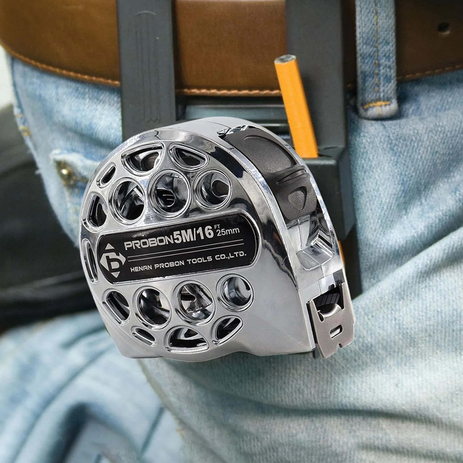 متر نواری استیل ضد زنگ - متر نواری قابل افزایش طول | خط کش ضد آب برای ساخت و ساز، نجاری، مهندسی، کارگاه خانگی، محل کار