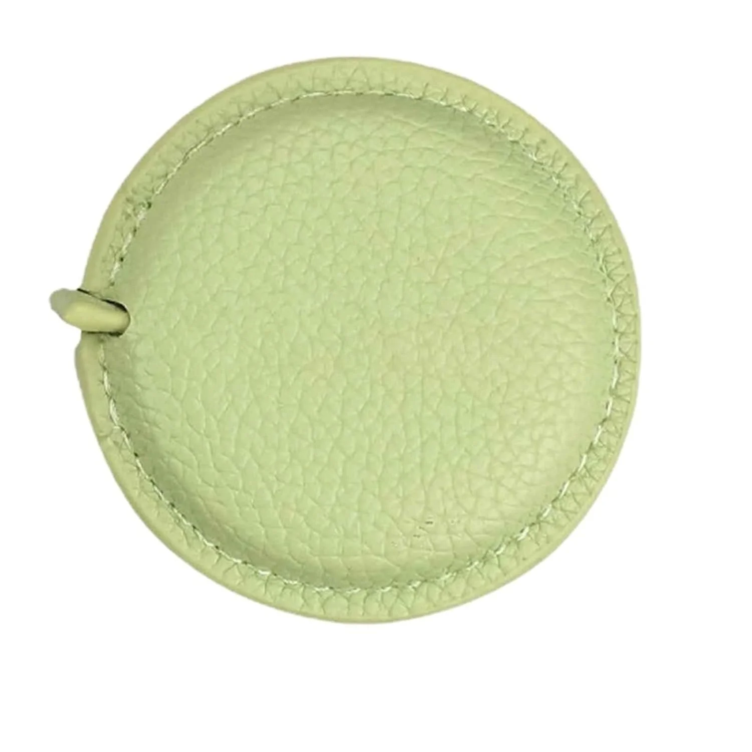 متر نواری TEDNIDS، متر نواری نرم جمع شونده با روکش چرمی، متر جیبی با مقیاس دوگانه، خط کش انعطاف پذیر برای اندازه گیری پارچه و بدن (آبی تیره)