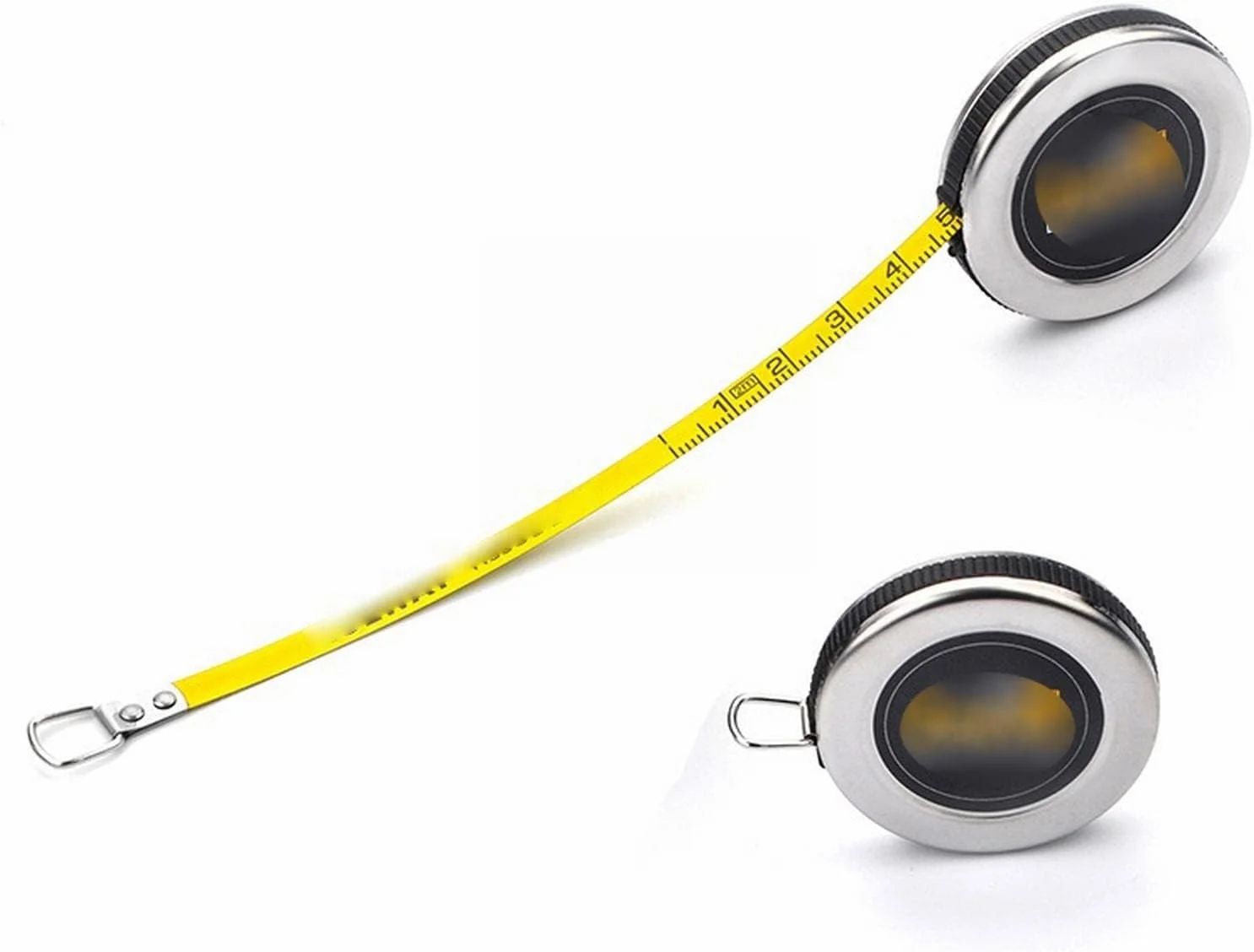 متر نواری RXEZI مینی 2 متری، ابزار اندازه گیری فولاد ضد زنگ، نوار متریک جمع شونده، ابزار اندازه گیری چوب و ساخت و ساز