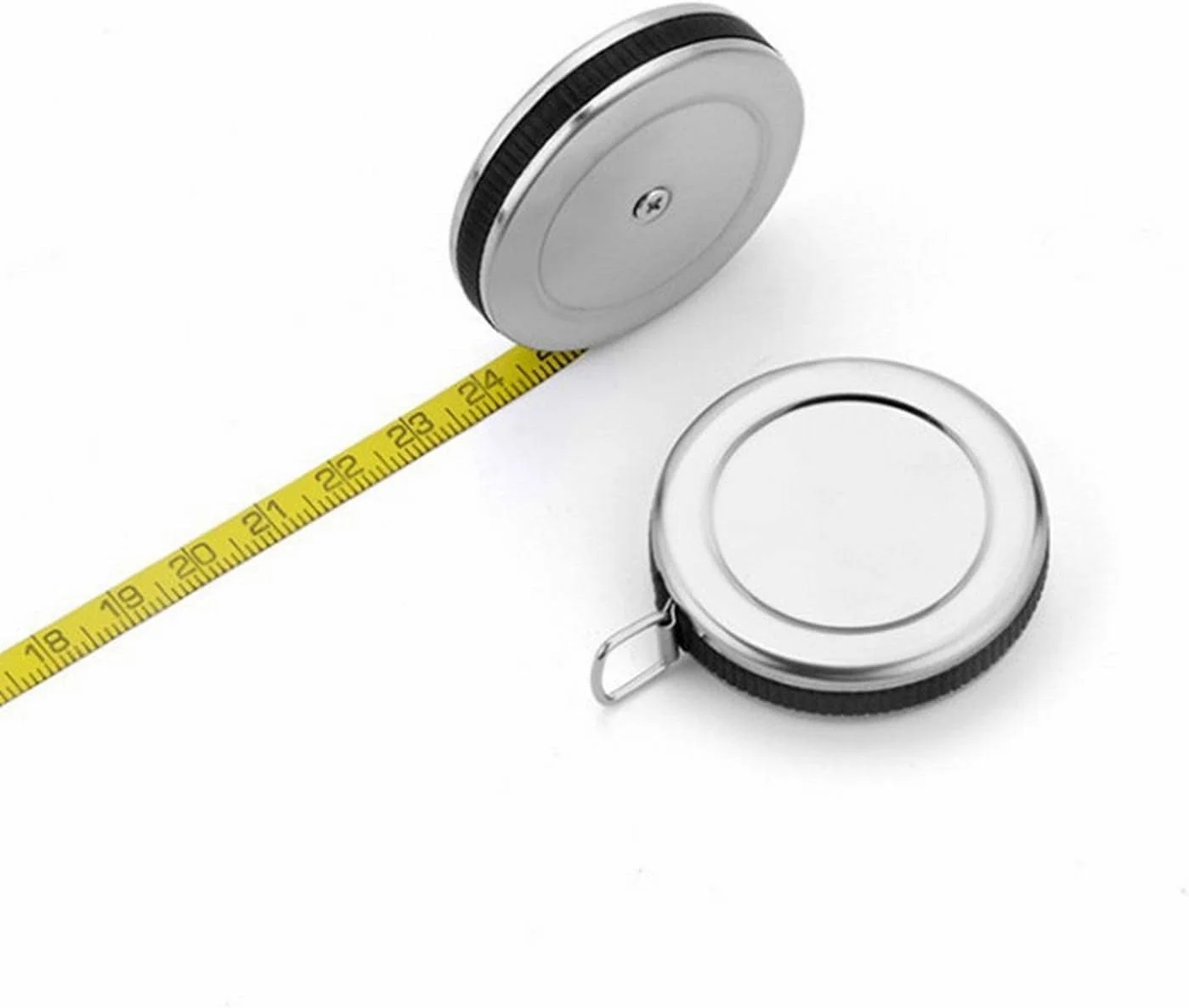 متر نواری RXEZI مینی 2 متری، ابزار اندازه گیری فولاد ضد زنگ، نوار متریک جمع شونده، ابزار اندازه گیری چوب و ساخت و ساز