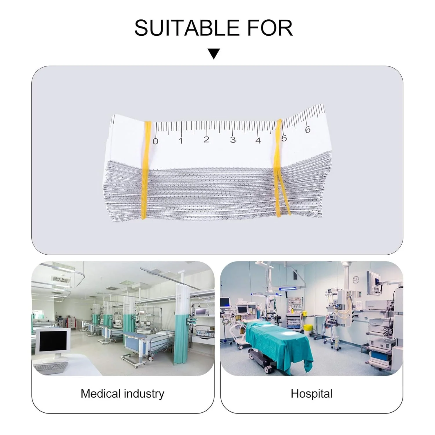 نوار اندازه گیری کاغذی 1 متری DOITOOL، بسته 100 عددی خط کش های یکبار مصرف برای اندازه گیری زخم، نوار اندازه گیری دور سر دو طرفه، مورد استفاده در آموزش و پرورش برای اندازه گیری سر نوزادان در کلینیک ها، کلاس های درس و دفاتر