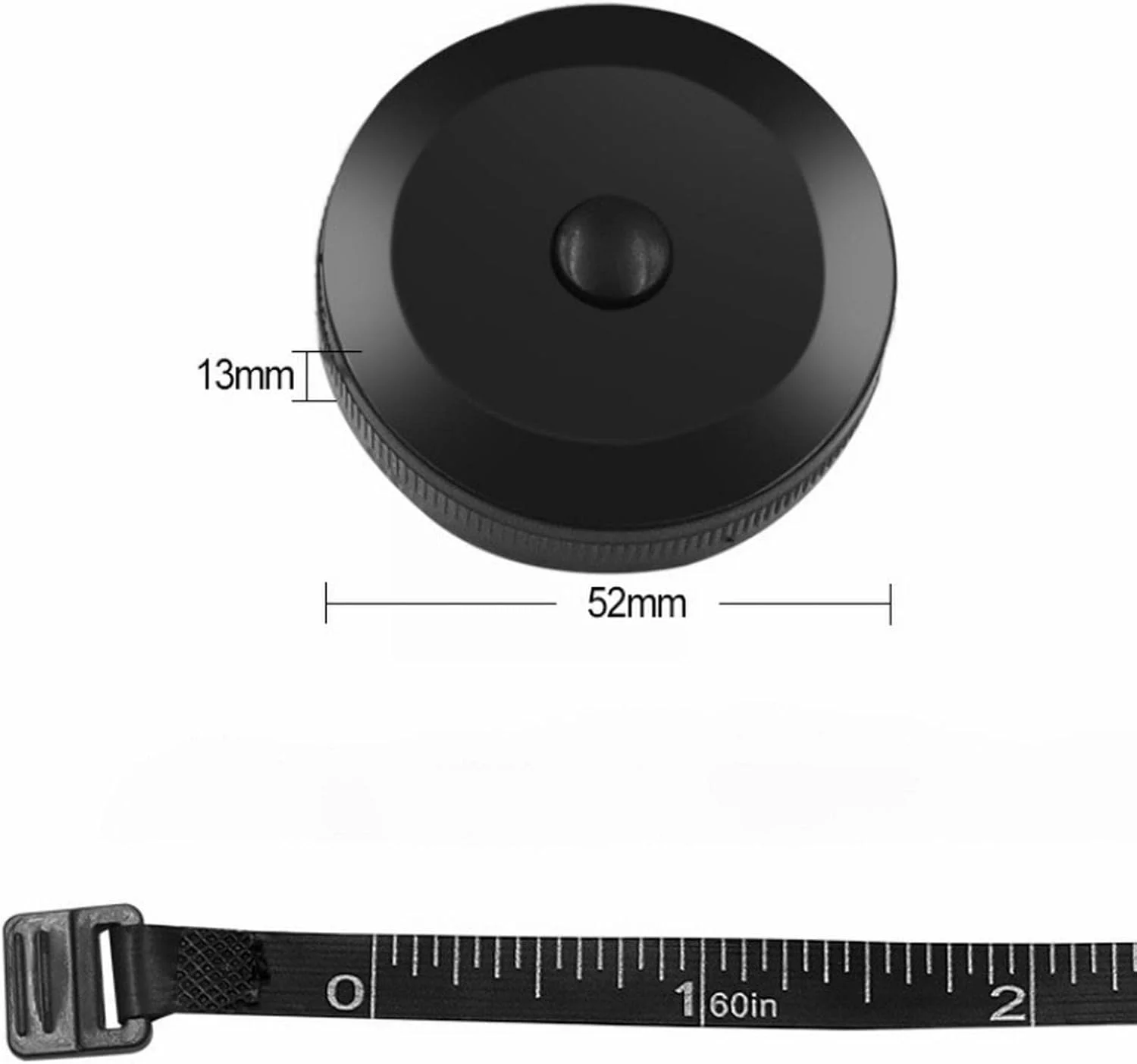 متر خیاطی PULTRT، 1.5 متر / 60 اینچ