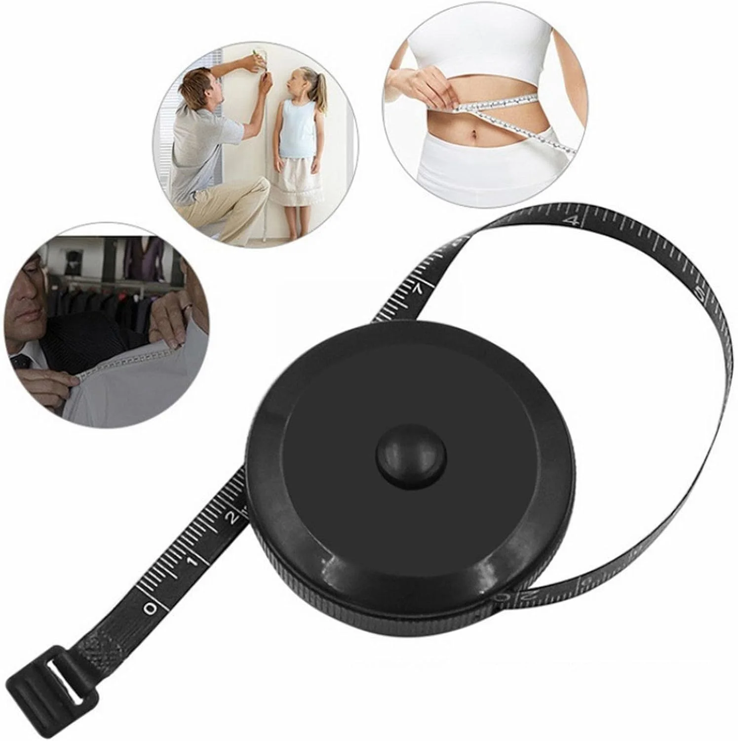 متر خیاطی PULTRT، 1.5 متر / 60 اینچ