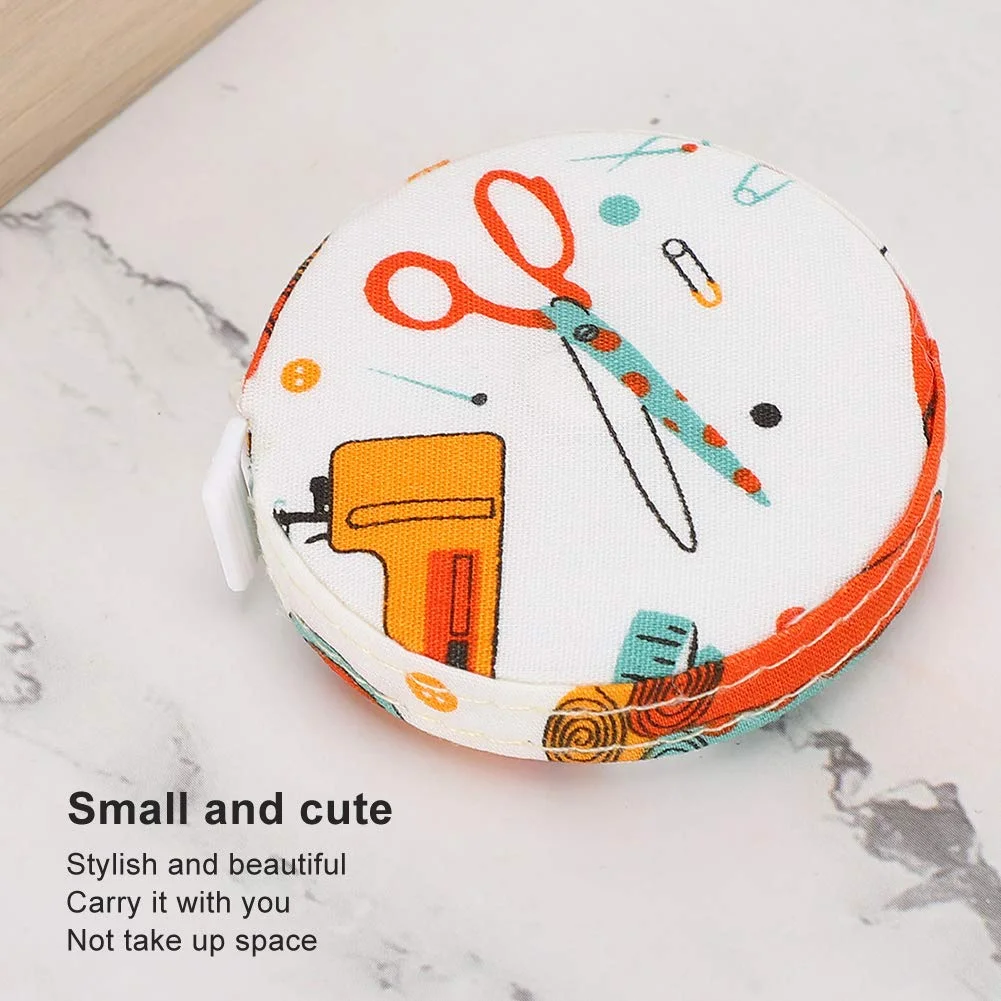 10 عدد متر نواری، متر نواری، خط کش جمع شونده با مقیاس دو طرفه، متر نواری پارچه ای برای خیاطی، اندازه گیری و دوخت، خط کش قابل حمل