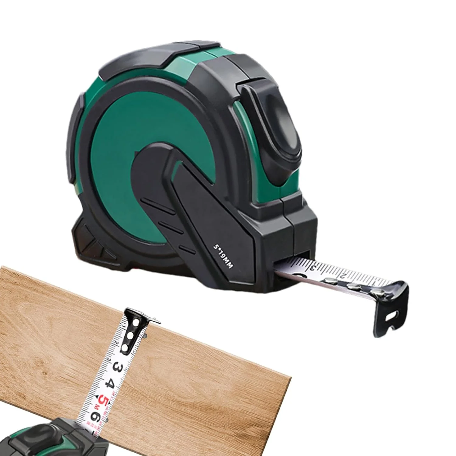 متر نواری سنگین، ابزار متر نواری بادوام، متر قفل شونده جمع شونده استیل ضد زنگ فشرده برای پروژه های اندازه گیری، نجاری، صنایع دستی، ساخت و ساز، بهبود دقت خانه