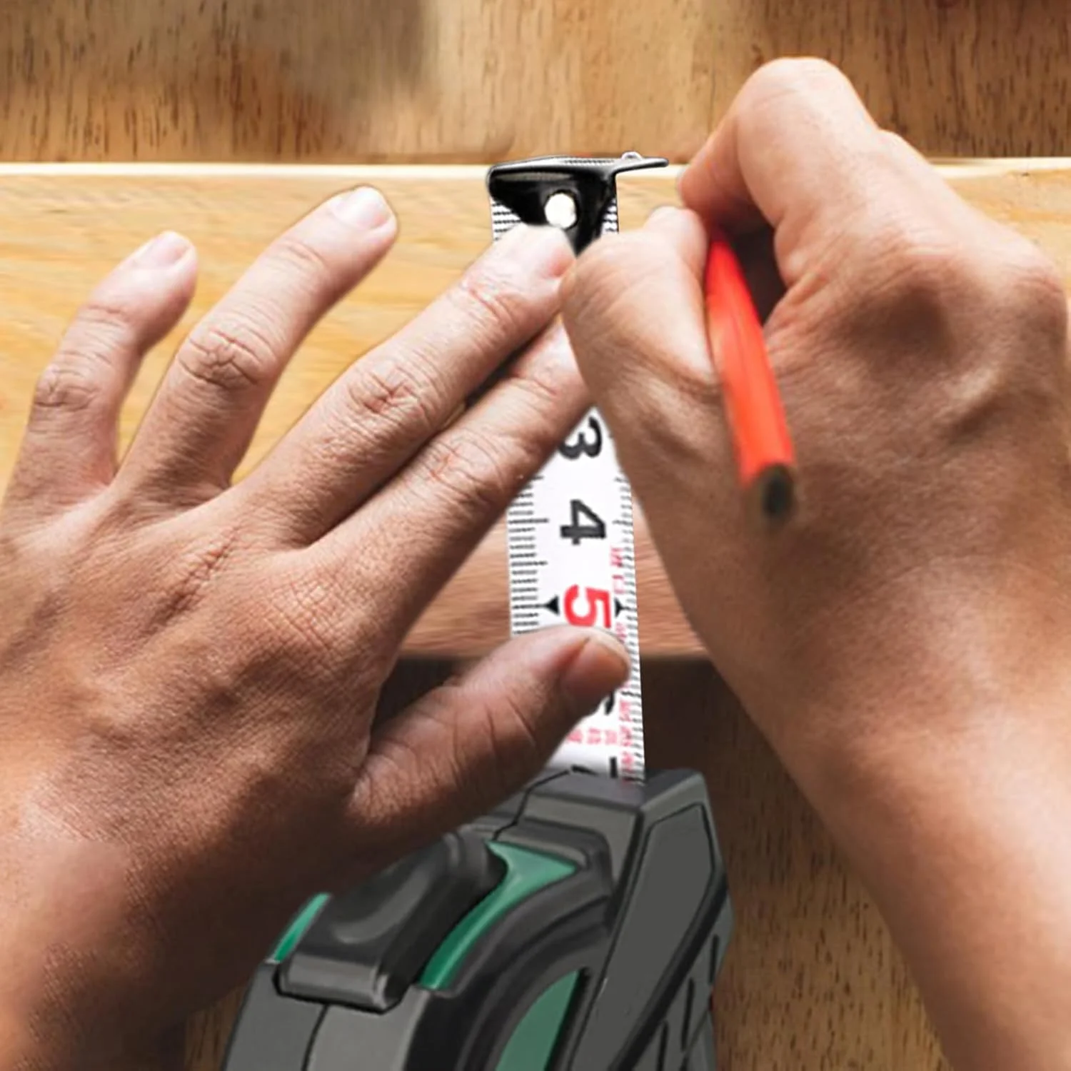 متر نواری سنگین، ابزار متر نواری بادوام، متر قفل شونده جمع شونده استیل ضد زنگ فشرده برای پروژه های اندازه گیری، نجاری، صنایع دستی، ساخت و ساز، بهبود دقت خانه