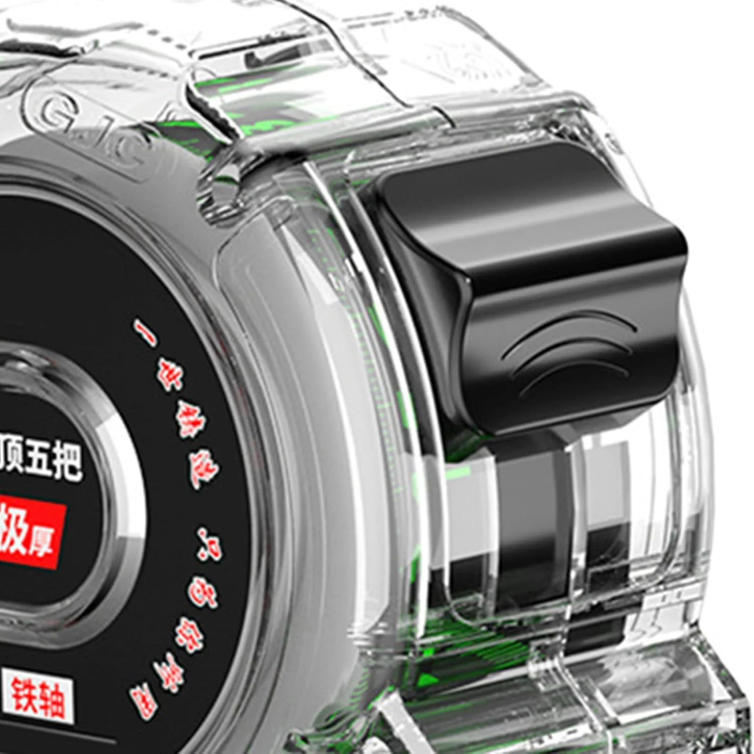 متر نواری استیل ضد زنگ با روکش الکتروپلیت بادوام Fdit، با جعبه شفاف و ابزار نجاری مناسب برای محیط های کاری مختلف به همراه جعبه خط کش نجاری (10 متر / 32.8 فوت)