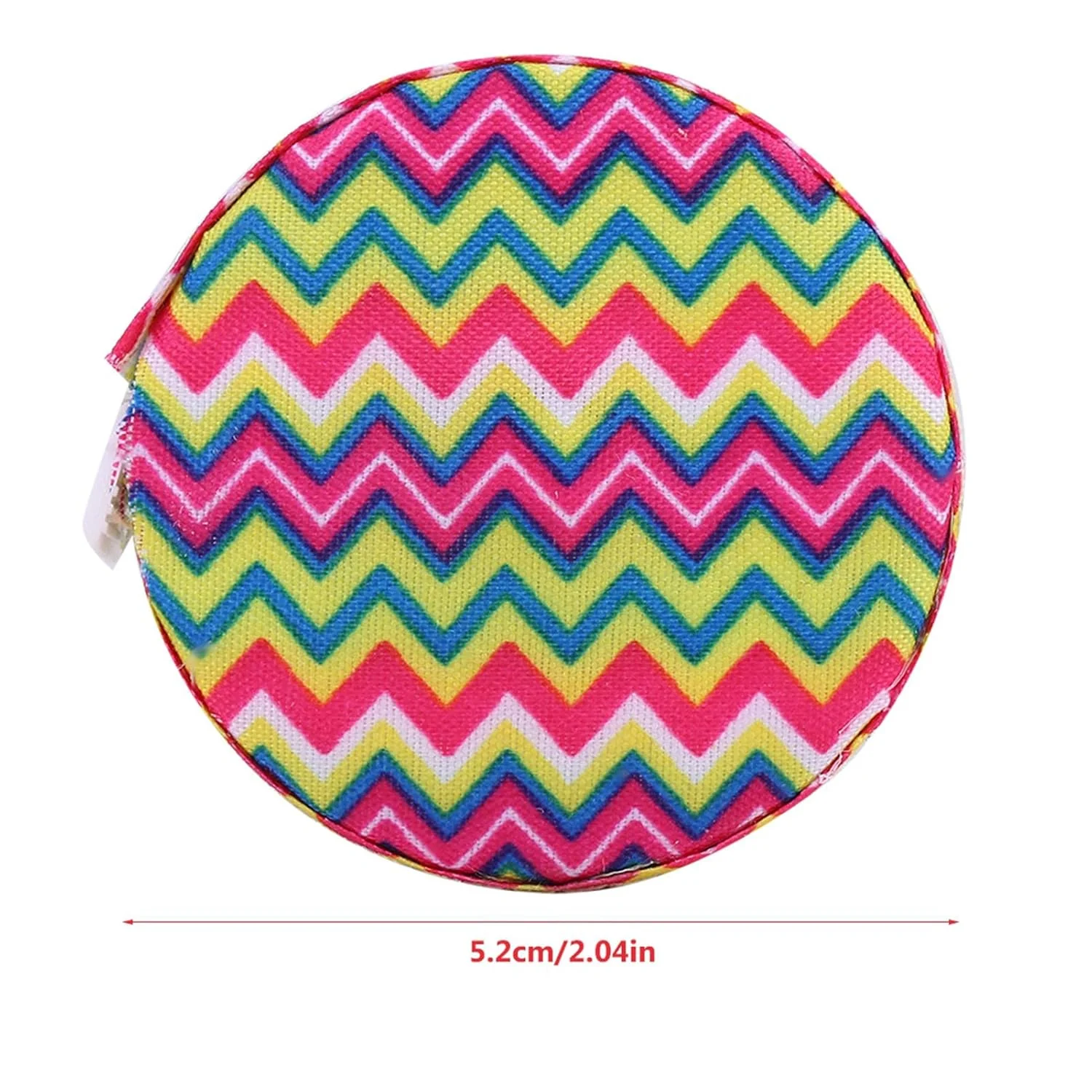 یک عدد متر نواری جمع شونده 150 سانتی متری 60 اینچی، خط کش اندازه گیری دقیق تناسب اندام، مناسب برای اندازه گیری دور سر کودکان (مدل موج دار آبی)